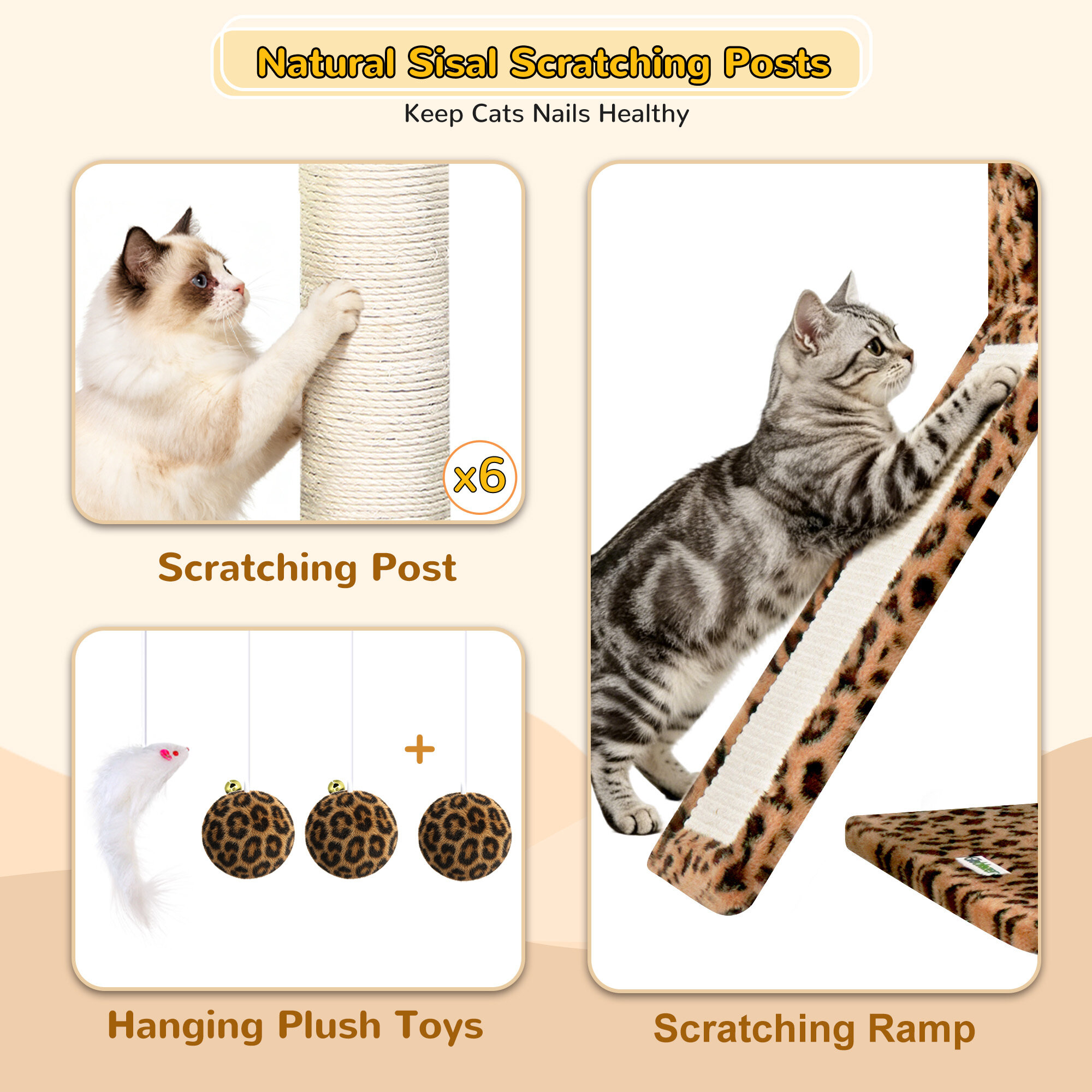 globlazer-s78-arbre-chat-l-opard-198-cm-griffoir image 7