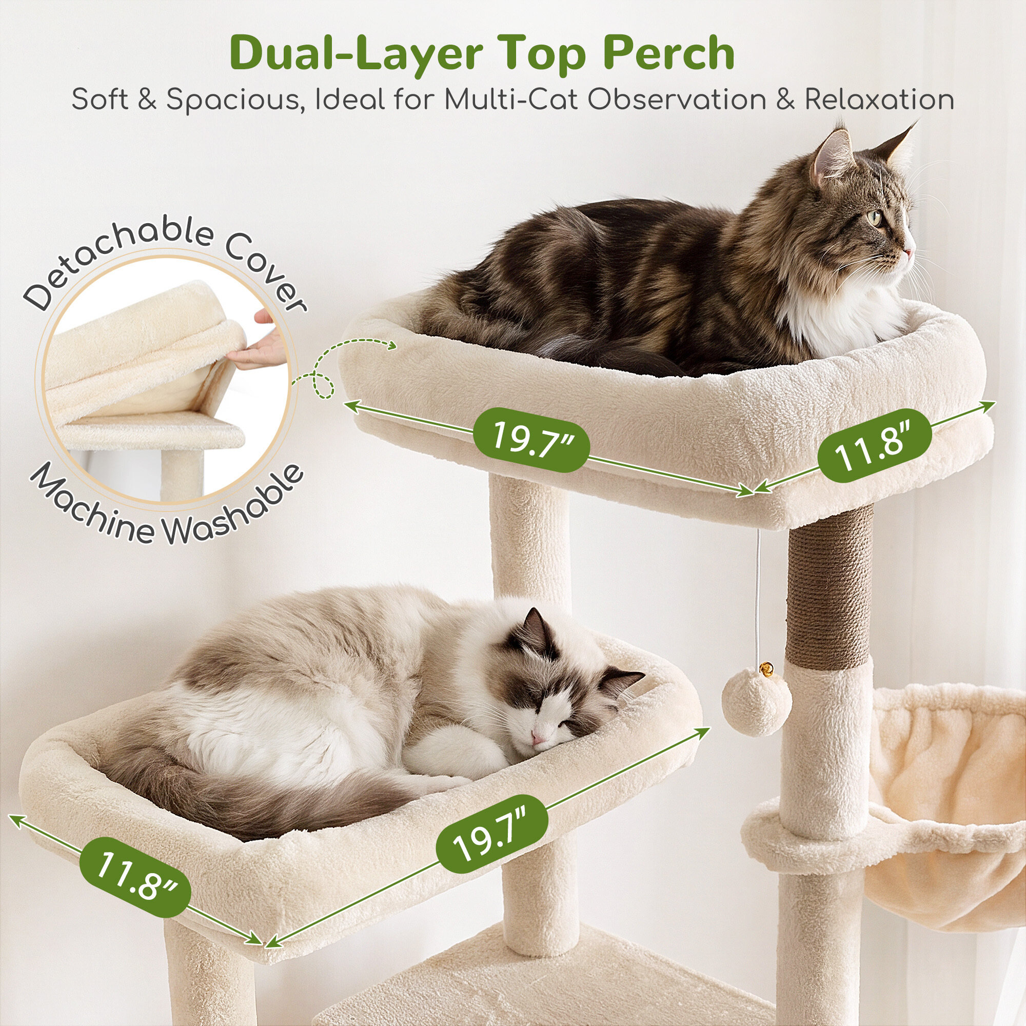 globlazer-f-series-f83j-arbre-chat-beige-83-pouces-xxl image 3