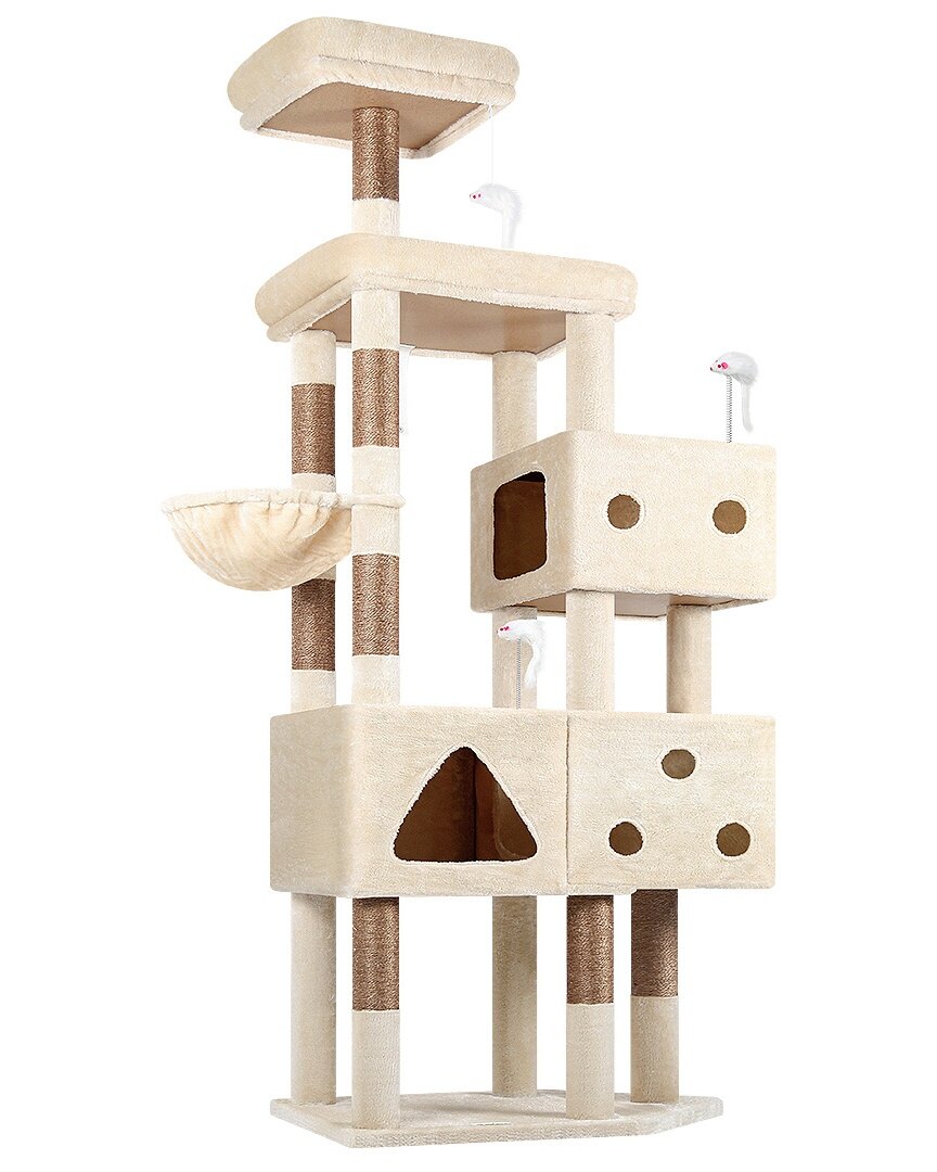 globlazer-f81-arbre-chat-81-pouces-beige-large image 2