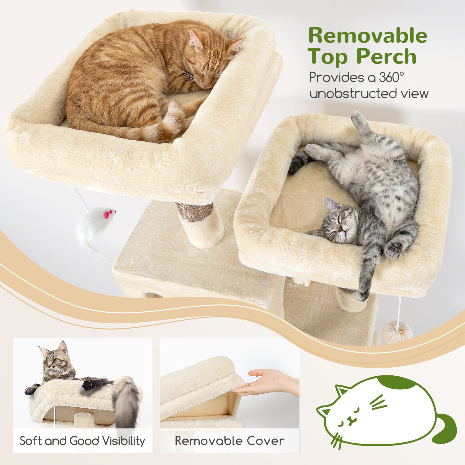 globlazer-f71-arbre-chat-beige-180-cm-griffoir image 4