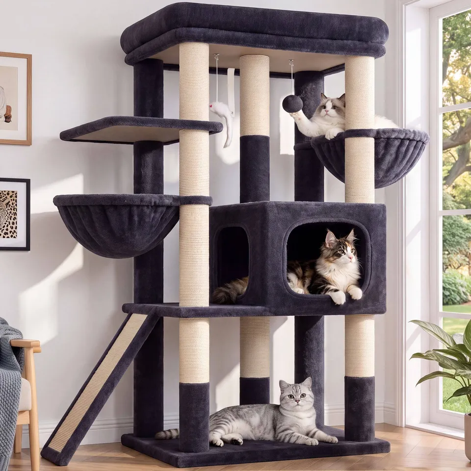 globlazer-52-pouces-arbre-chat-gris-fonc-xl image 1