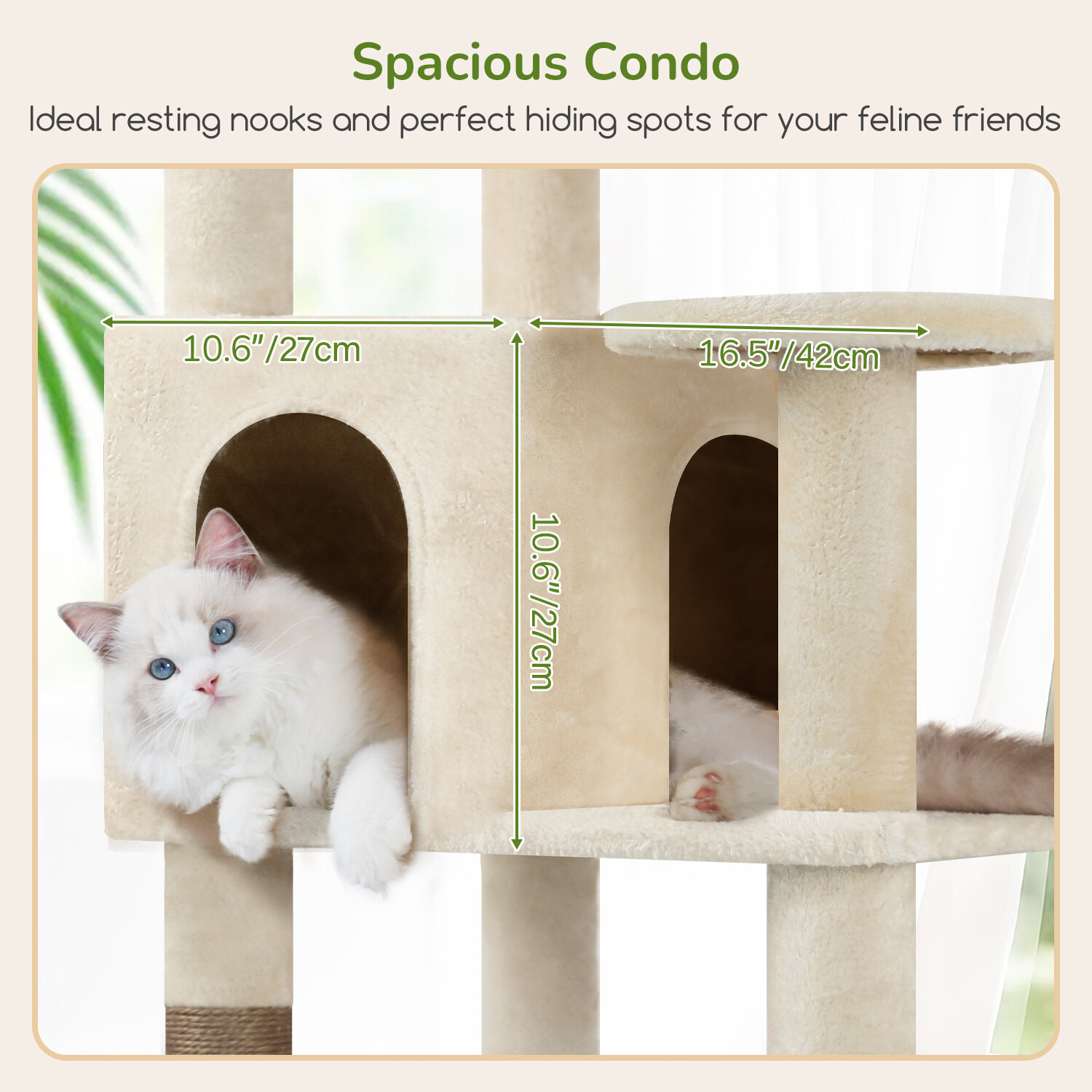 globlazer-s65-arbre-chat-beige-165-cm-robuste image 4