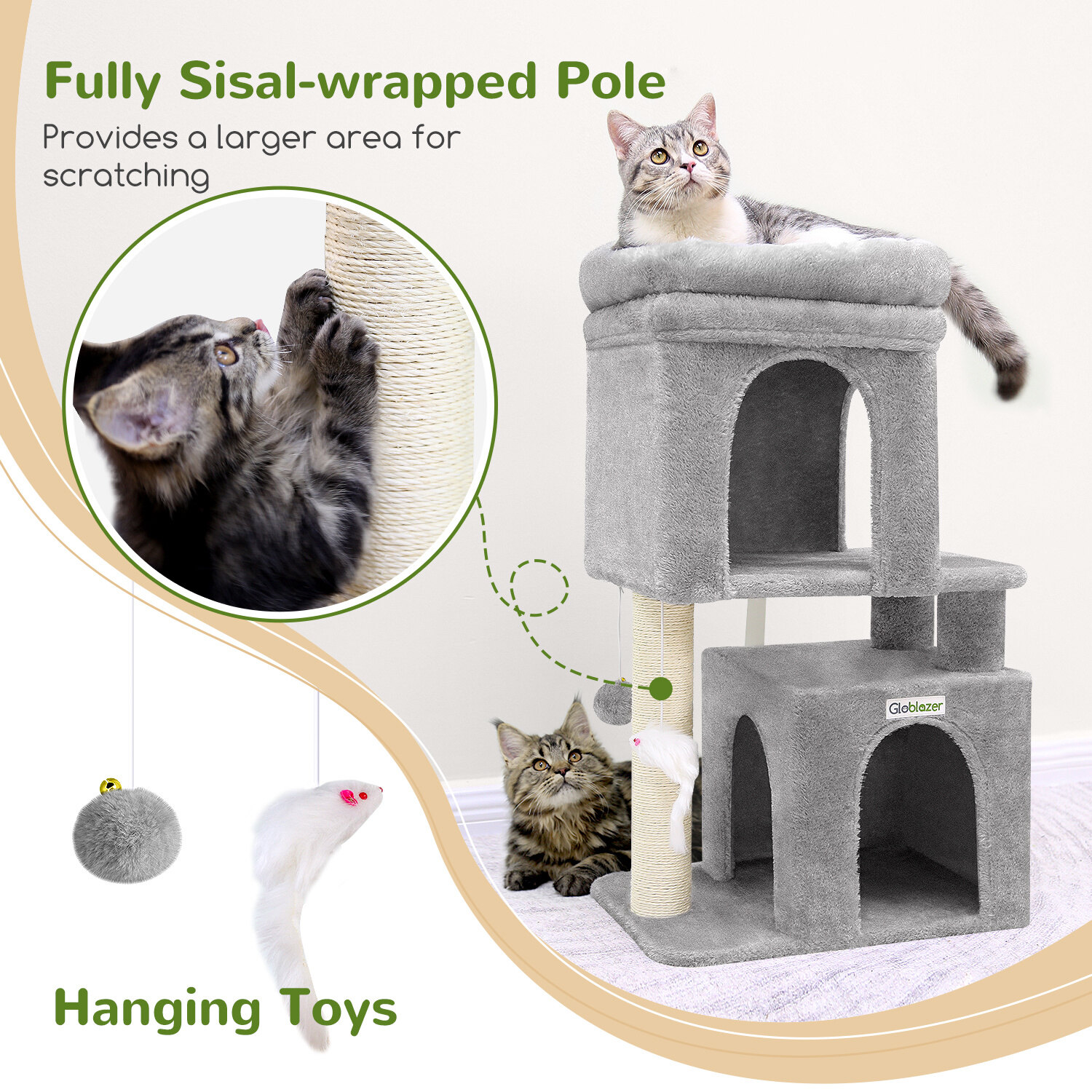 globlazer-f31-arbre-chat-gris-clair-79-cm-petit-mod-le image 4