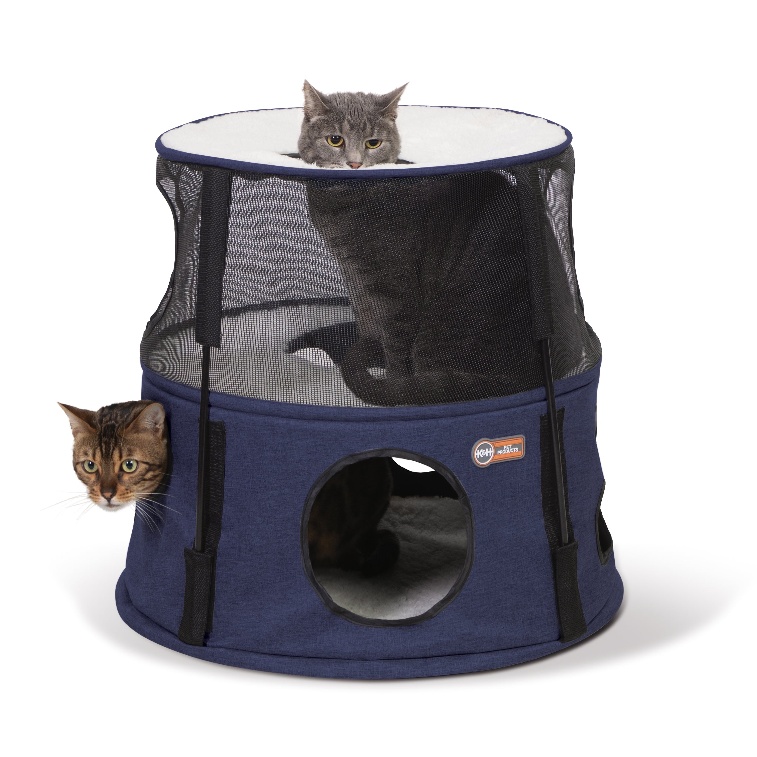 k-h-kitty-tower-tour-de-jeu-chat-3-tages-denim-fonc image 5