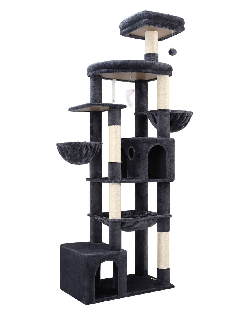 globlazer-s76b-arbre-chat-gris-fonc-76-pouces image 2
