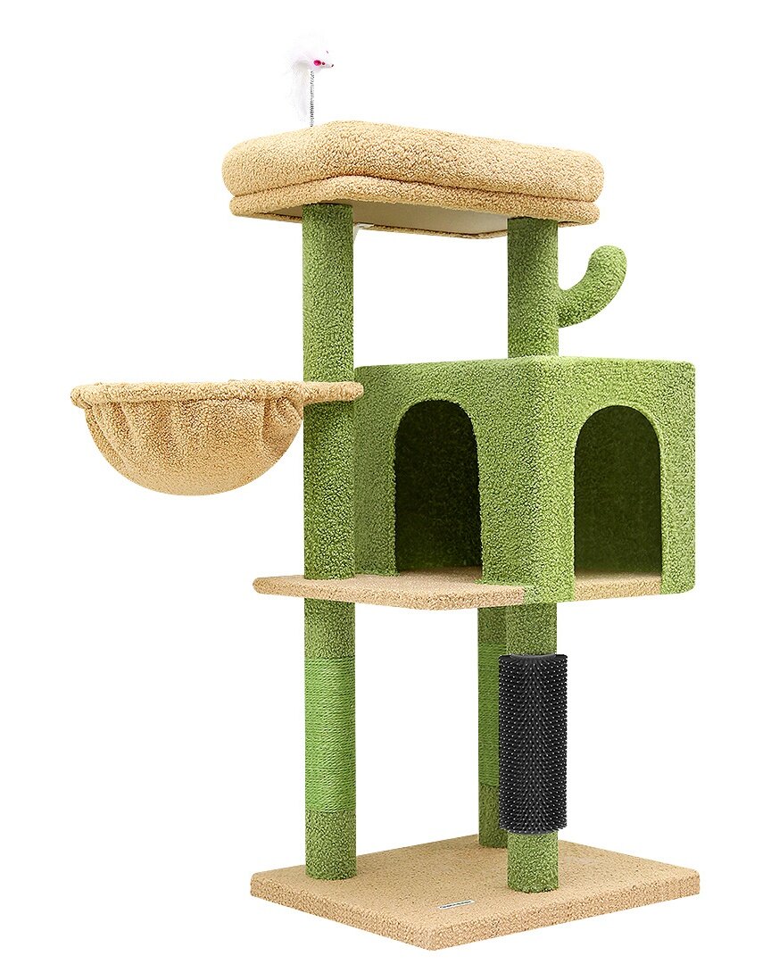 globlazer-f46b-arbre-chat-vert-117-cm-chaton image 2