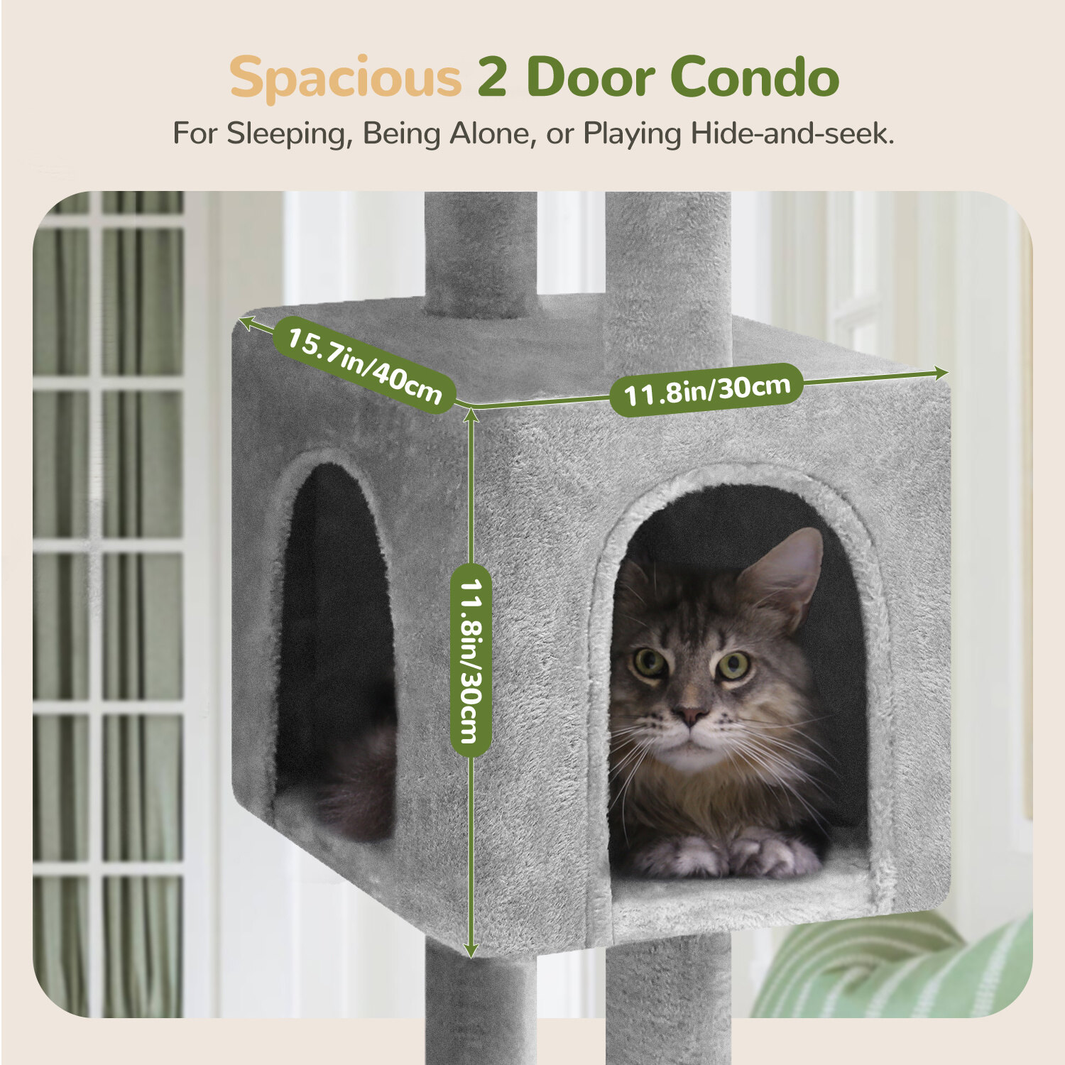 globlazer-f64-arbre-chat-gris-clair-64-pouces-adulte image 7