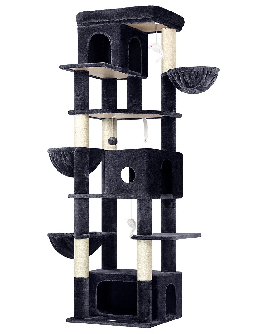 globlazer-f-series-f80f-arbre-chat-gris-fonc-203-cm image 2