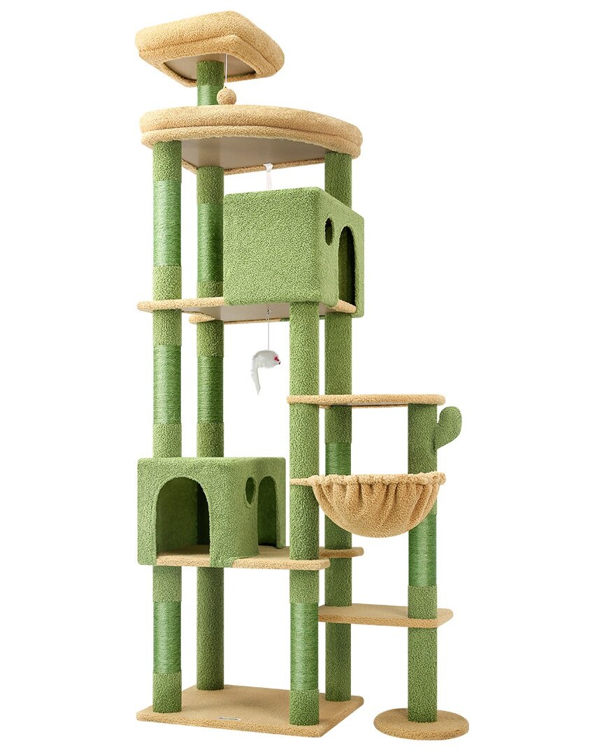 globlazer-f-series-f83-arbre-chat-vert-cactus-83-pouces image 2