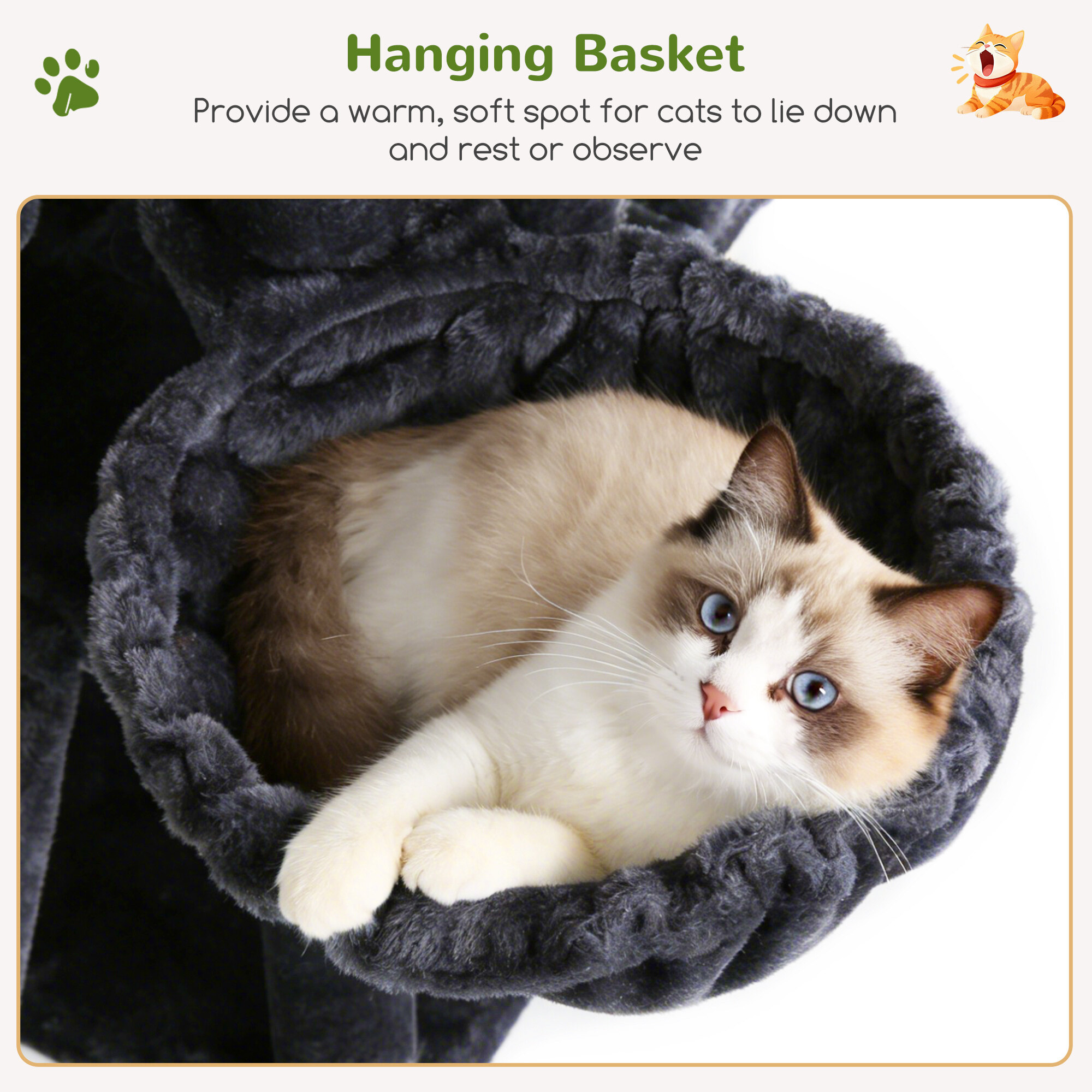globlazer-f-series-f81d-arbre-chat-gris-fonc-81-pouces image 7