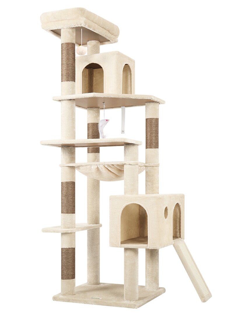 globlazer-f70-pro-arbre-chat-beige-70-pouces-grande-taille image 2