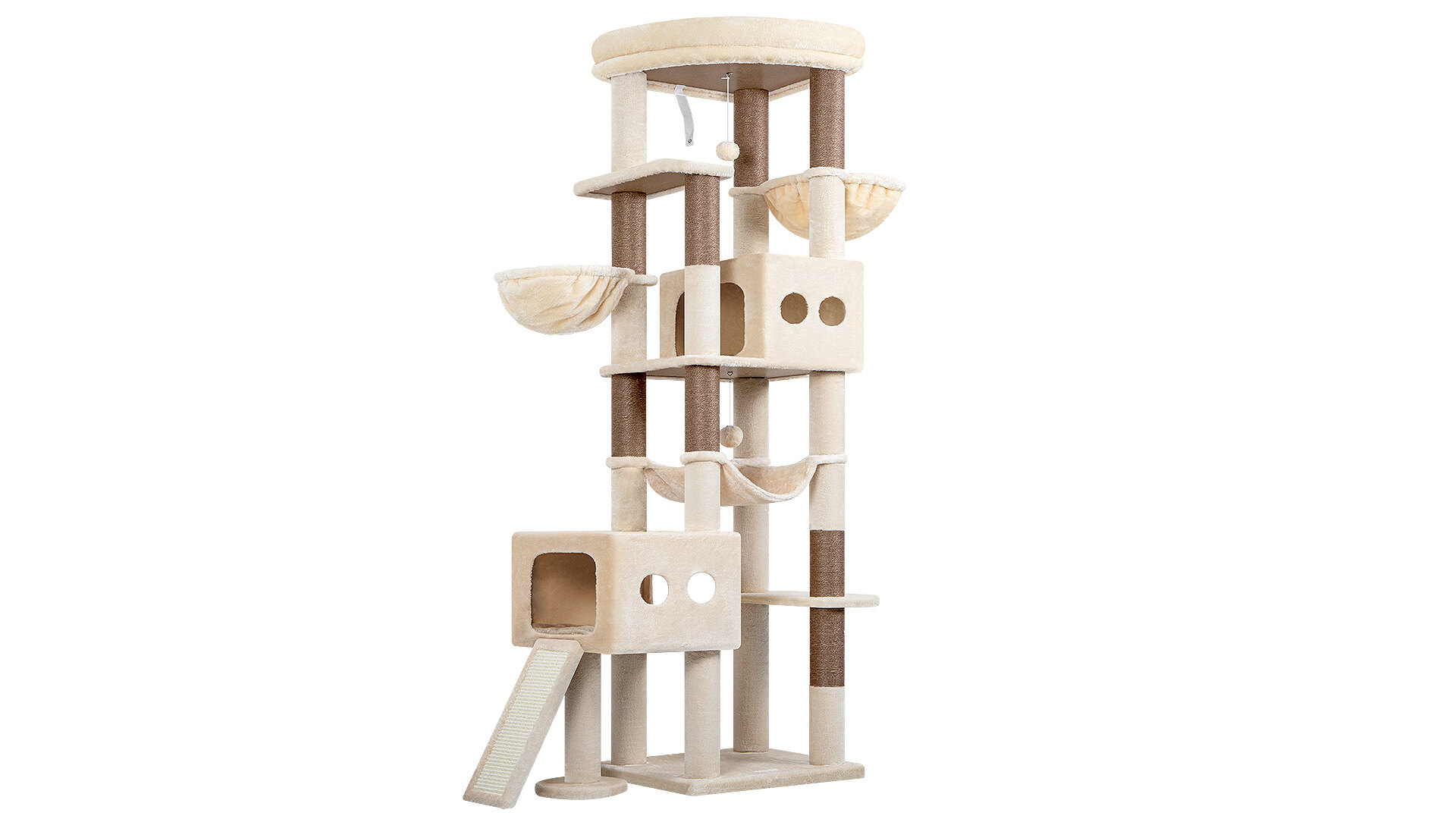 globlazer-s-series-s81g-arbre-chat-beige-81-pouces-grand image 2