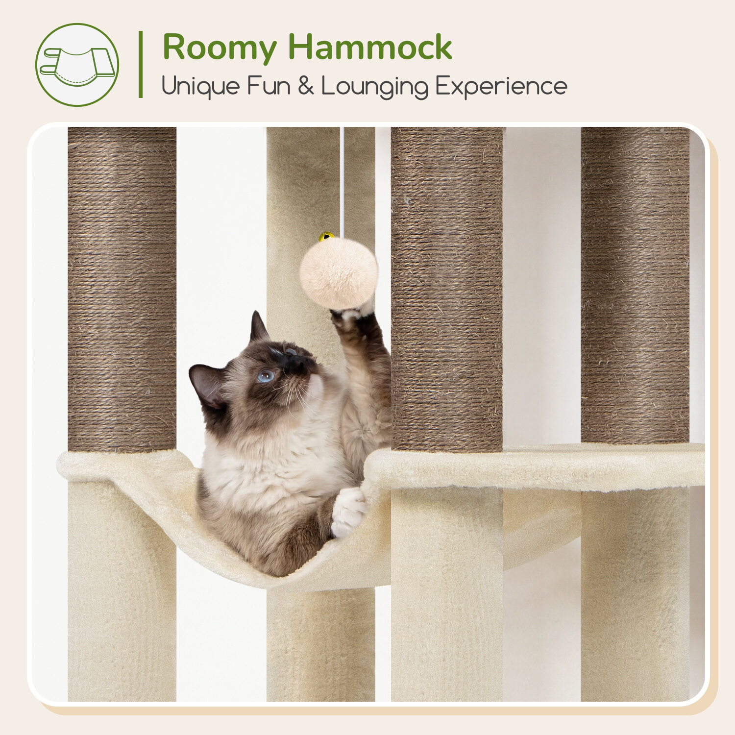 globlazer-f65d-arbre-chat-beige-165-cm image 5