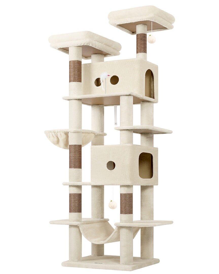 globlazer-s-series-s80b-arbre-chat-80-pouces-beige-grand image 2