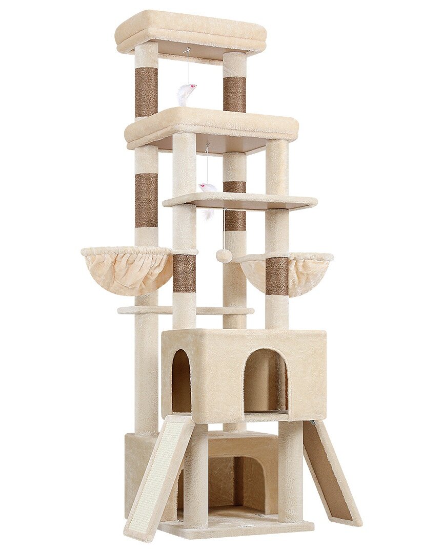 globlazer-z-series-z78-arbre-chat-beige-78-pouces-grand-haut image 2