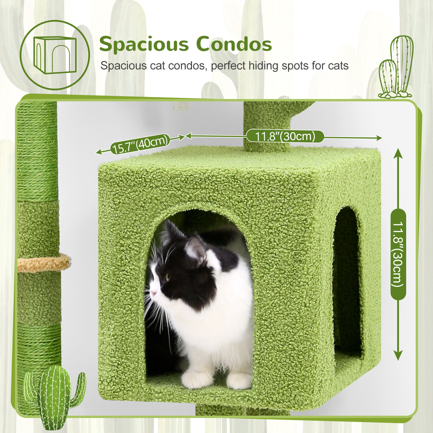 globlazer-f46c-arbre-chat-vert-46-pouces-chaton image 5