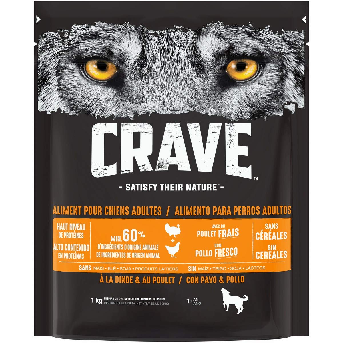 crave-croquettes-chien-dinde-poulet-sans-c-r-ales-5x1kg image 1