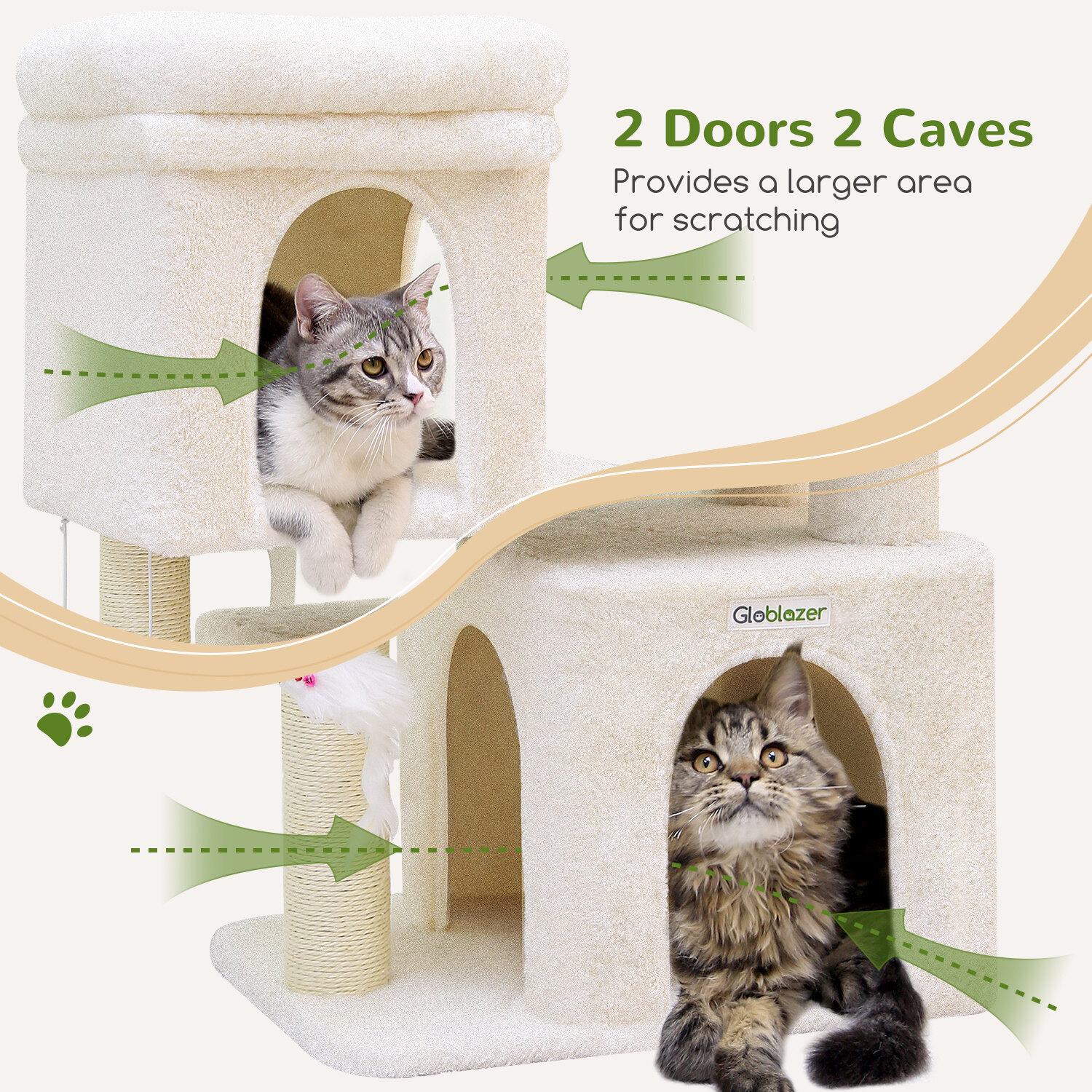 globlazer-f-series-f31-petit-arbre-chat-beige-31-pouces image 5