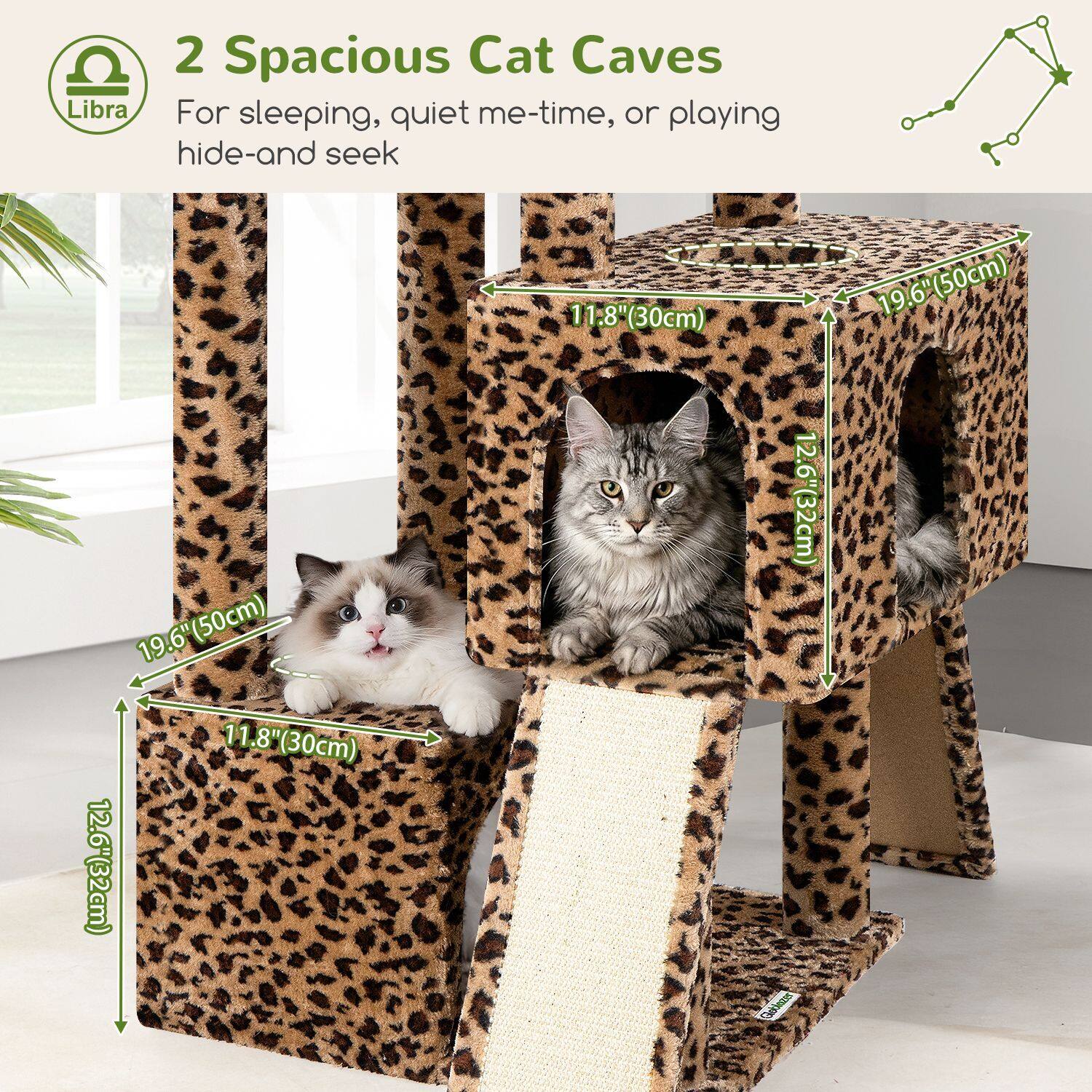 globlazer-z78-arbre-chat-78-pouces-imprim-l-opard image 3