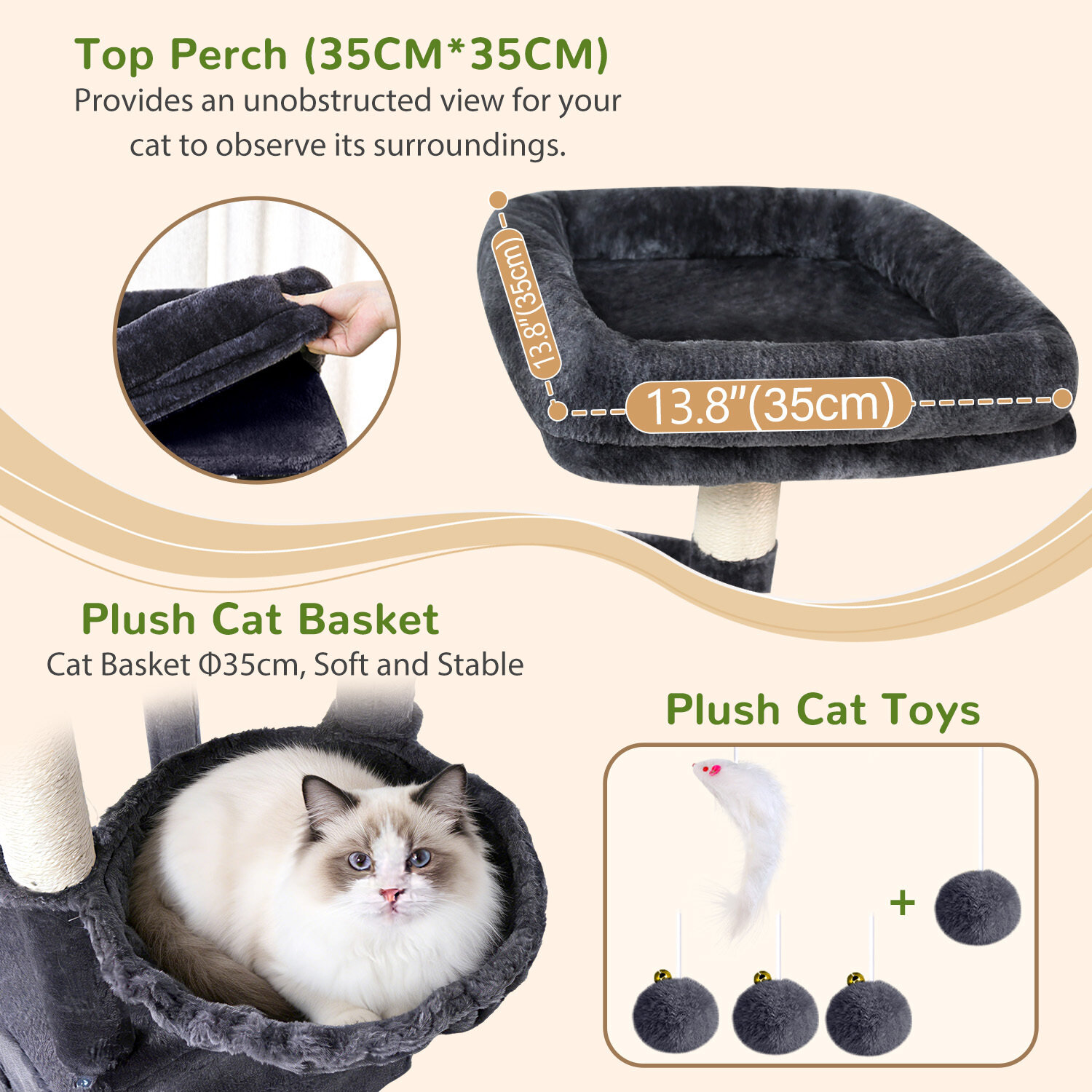 globlazer-f-series-f80e-arbre-chat-gris-fonc-80-pouces-xxl image 7