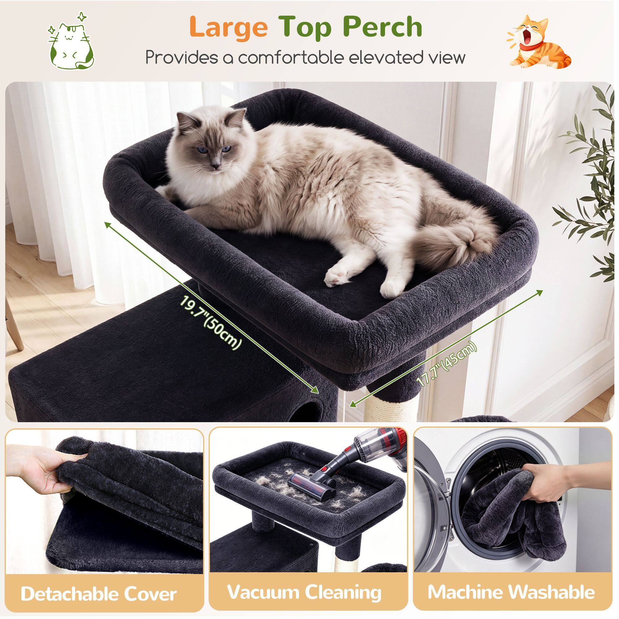 globlazer-s70g-arbre-chat-gris-fonc-70-pouces-tour image 8