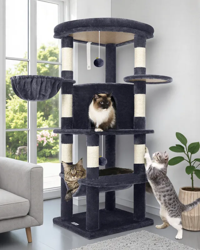 globlazer-c-series-c51-arbre-chat-angle-gris-fonc-51-pouces image 1