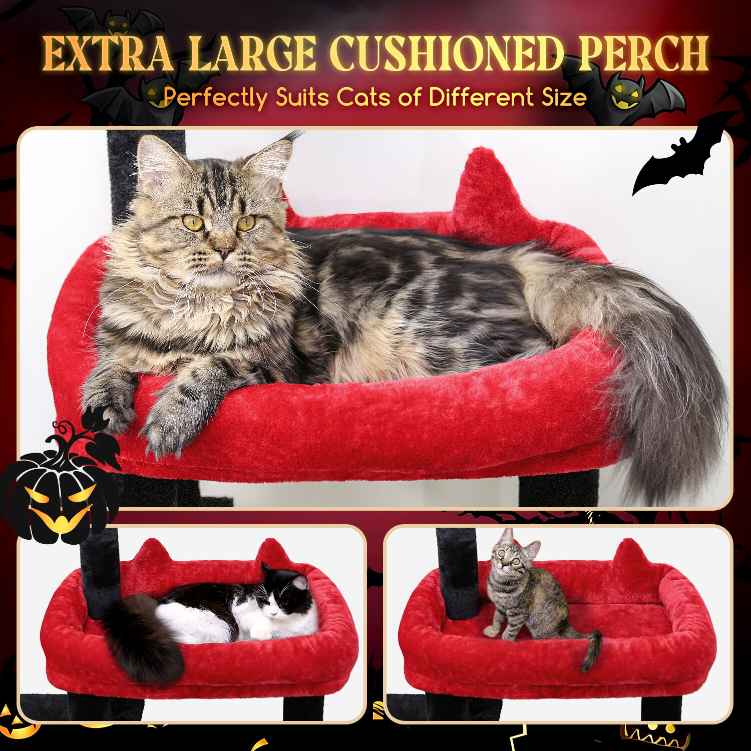 globlazer-f-series-f50-arbre-chat-noir-gothique-127-cm image 4