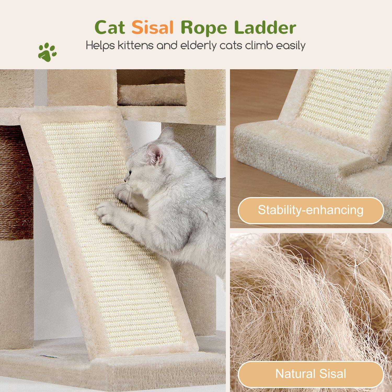 globlazer-f72g-arbre-chat-beige-72-pouces-grands-chats image 6