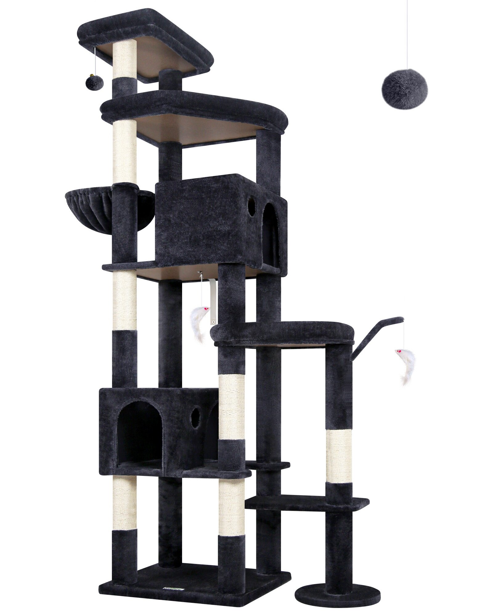 globlazer-s-series-s83-arbre-chat-gris-fonc-211-cm image 2