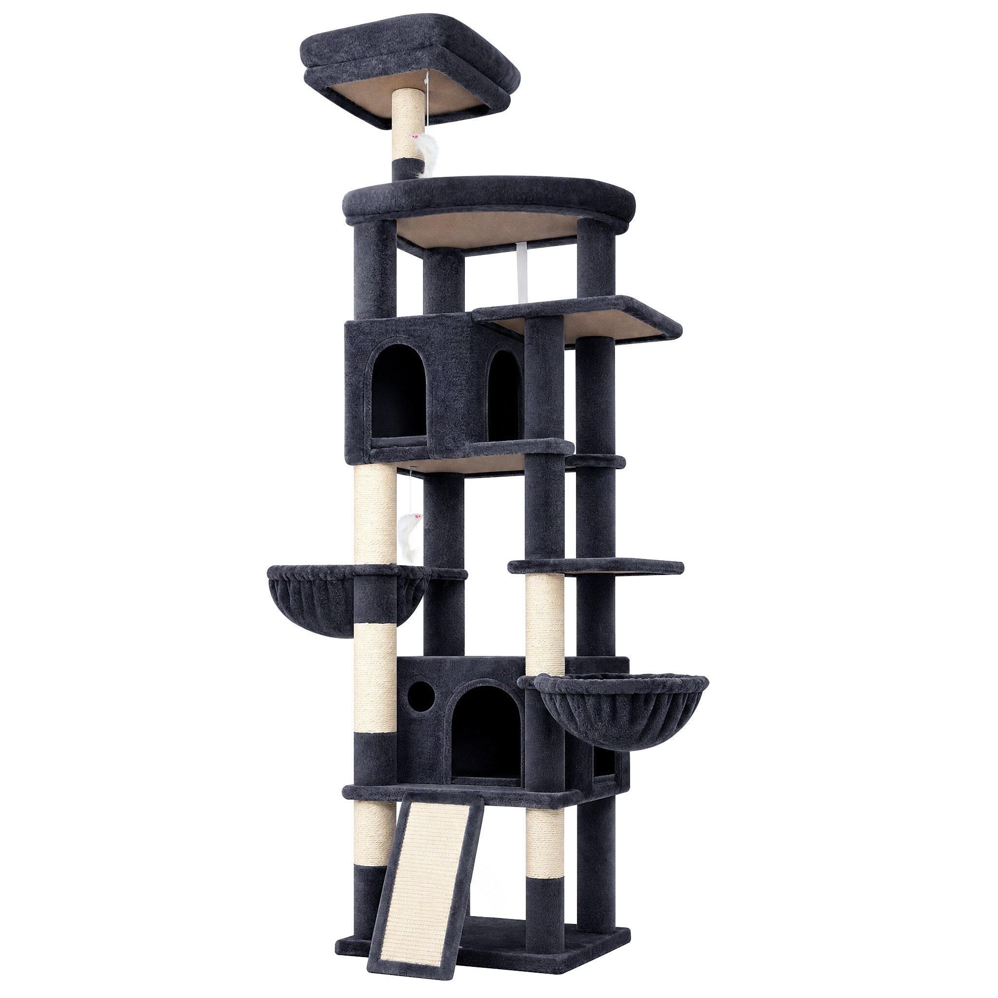 globlazer-f-series-f81h-arbre-chat-gris-fonc-206-cm image 2