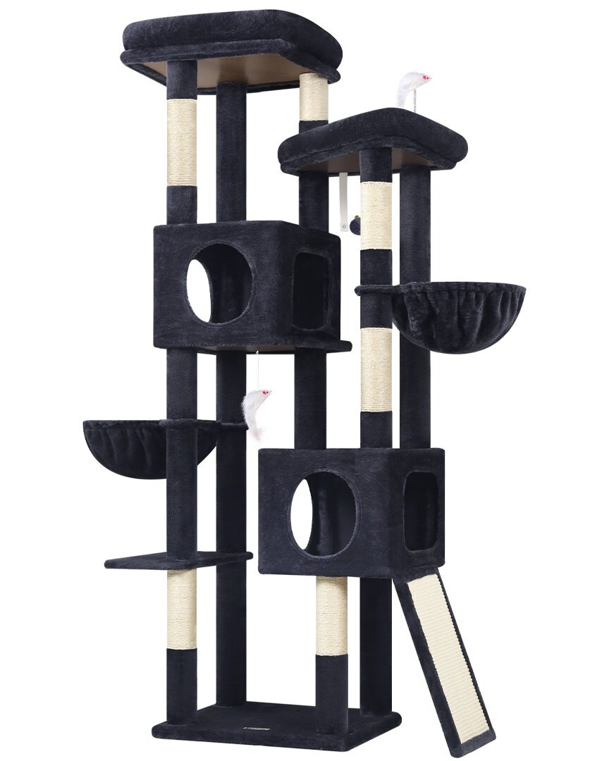 globlazer-s72e-arbre-chat-72-pouces-gris-fonc image 2