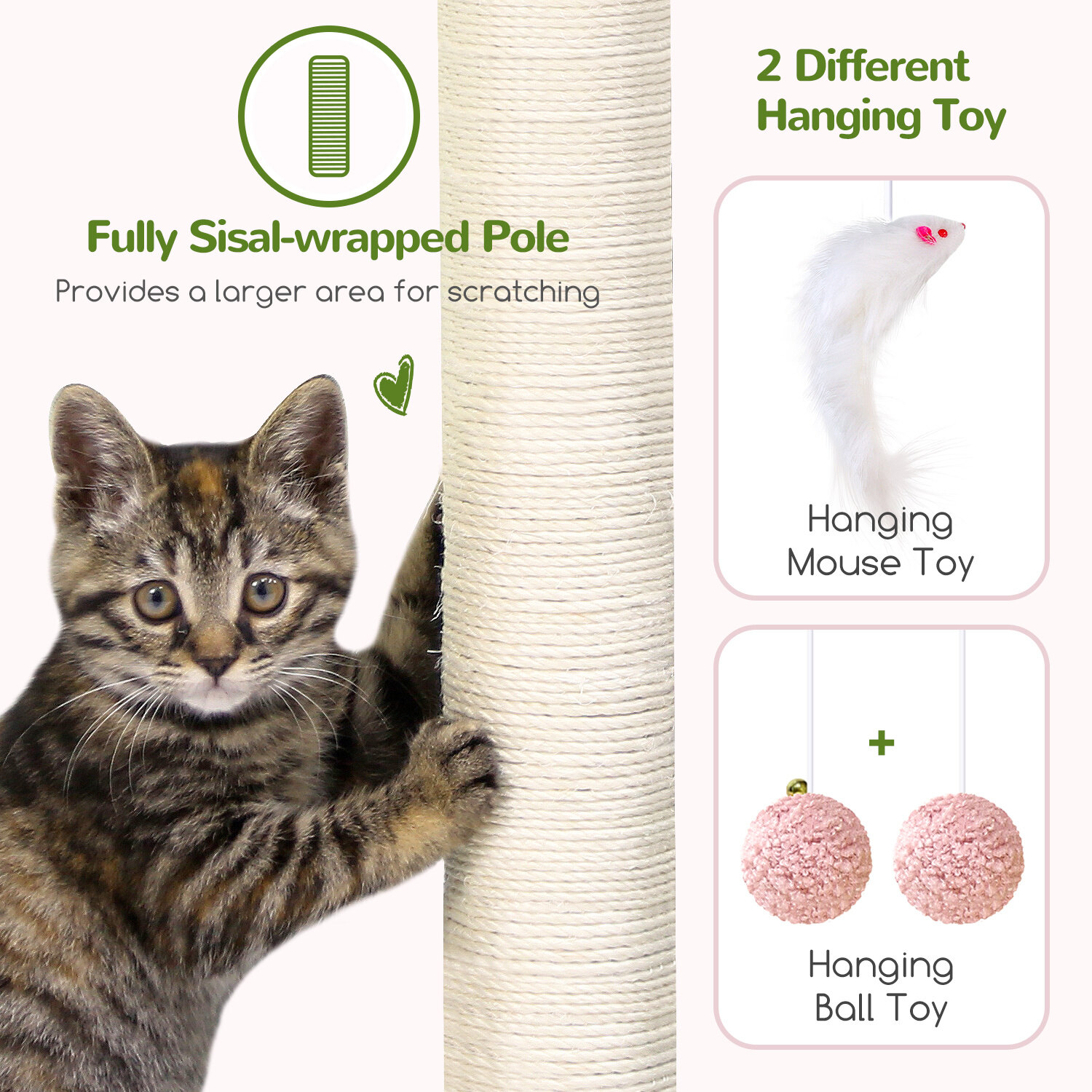 globlazer-fc61-arbre-chat-61-pouces-rose-vert-niche image 8