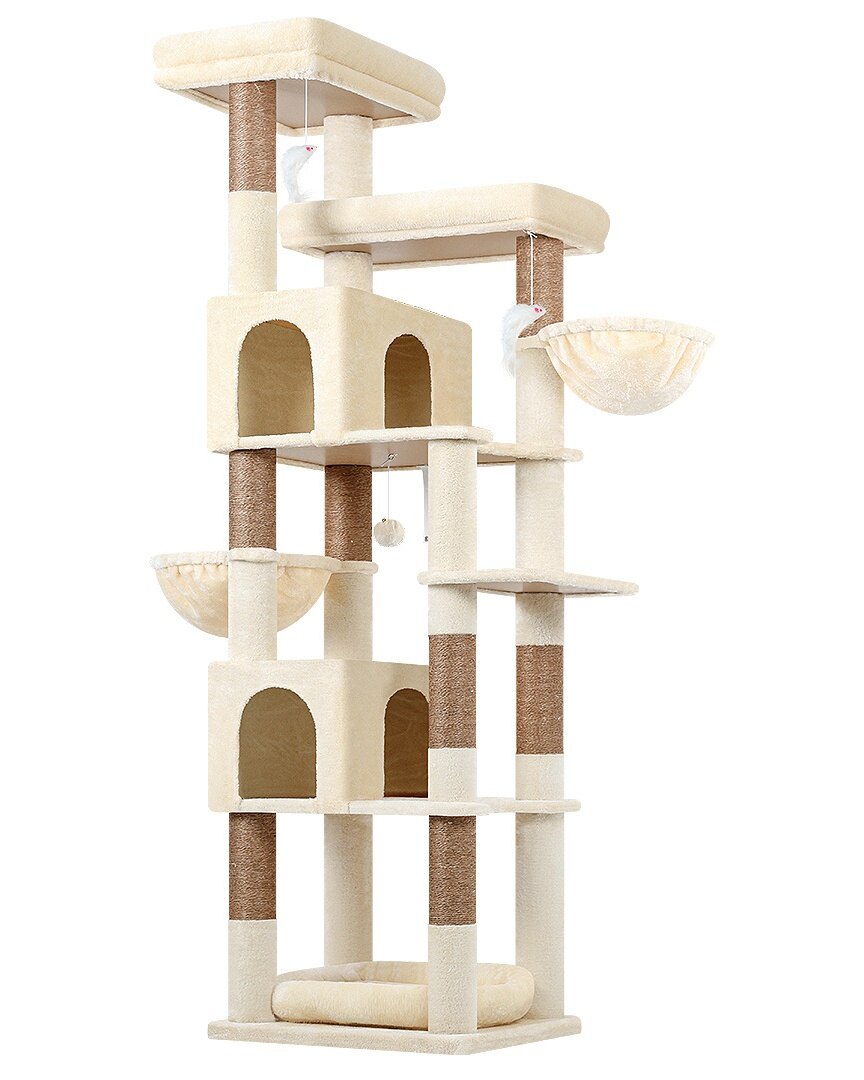 globlazer-s81c-s-series-arbre-chat-beige-206-cm-large image 2