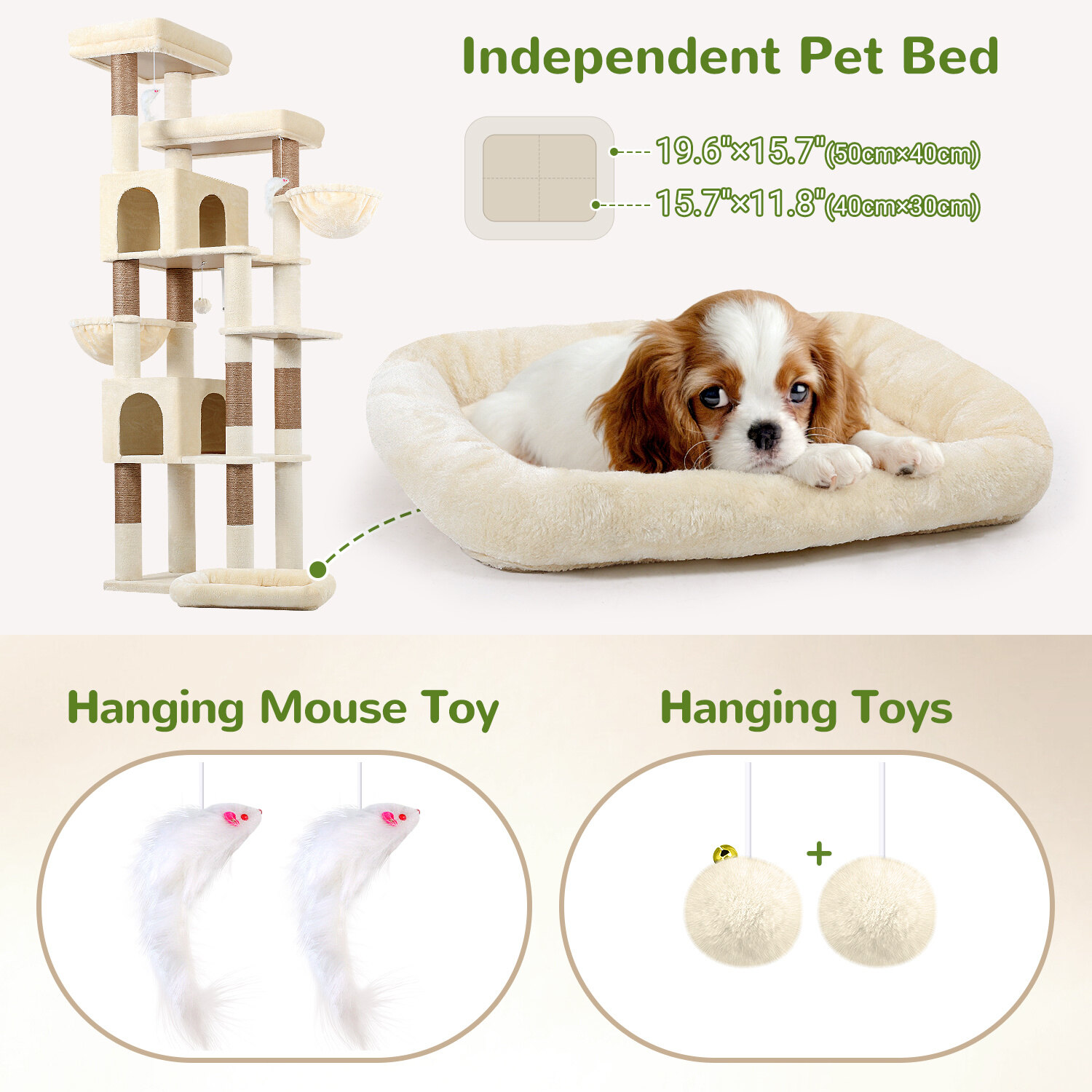 globlazer-s81c-s-series-arbre-chat-beige-206-cm-large image 7