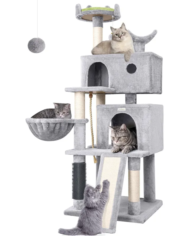 globlazer-s57-arbre-chat-gris-clair-145-cm-adulte image 1