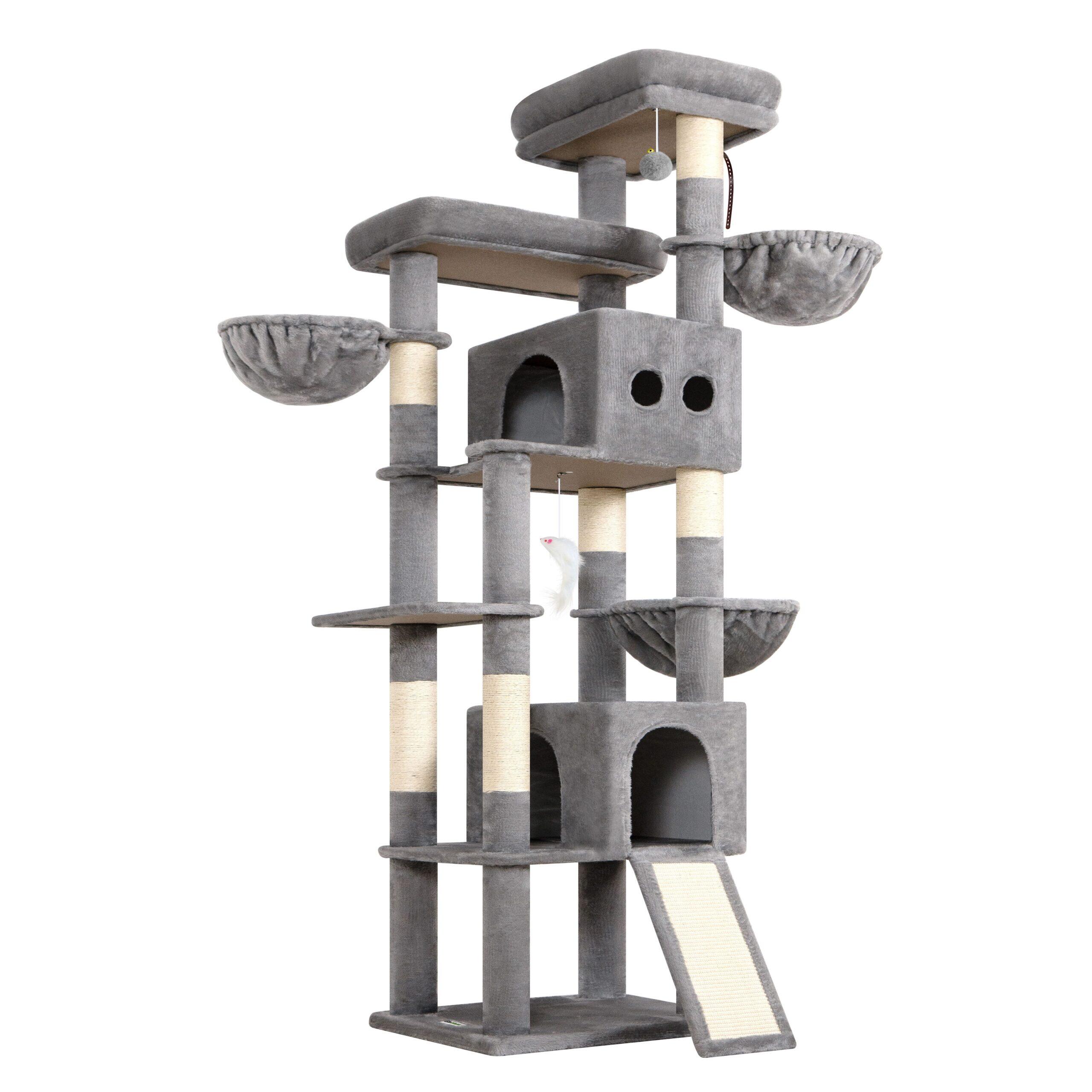 globlazer-f83j-arbre-chat-211-cm-gris-clair-xxl image 2