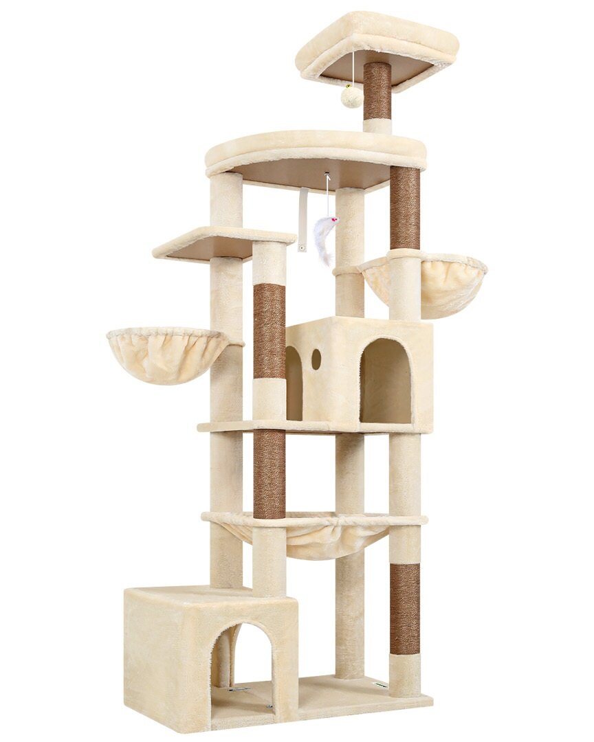 globlazer-s-series-s76b-arbre-chat-beige-193-cm image 2