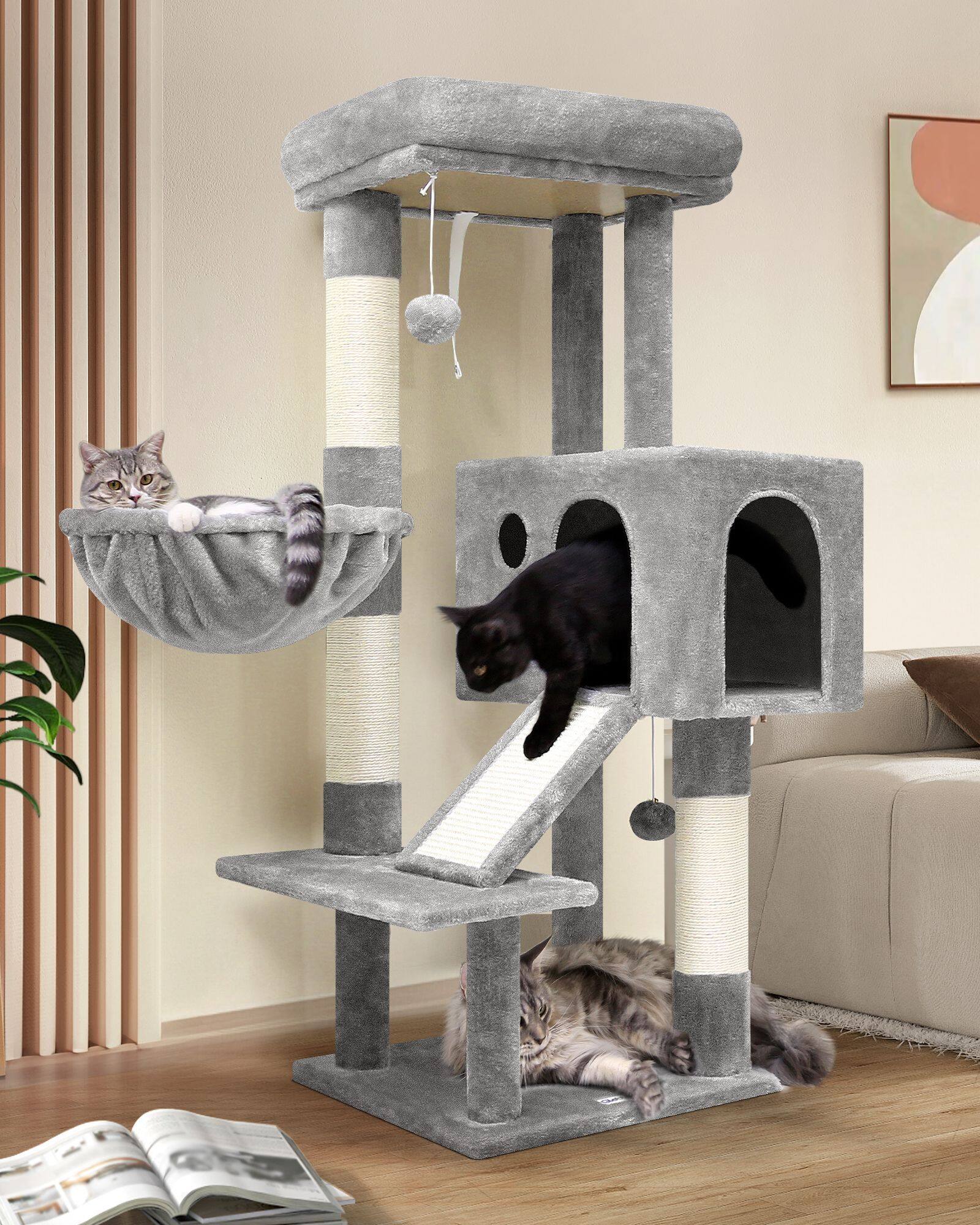 globlazer-s45-arbre-chat-gris-clair-114-cm image 1