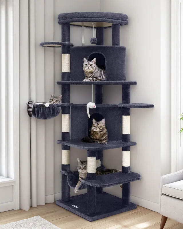 globlazer-c-series-c66-arbre-chat-gris-fonc-168-cm image 1