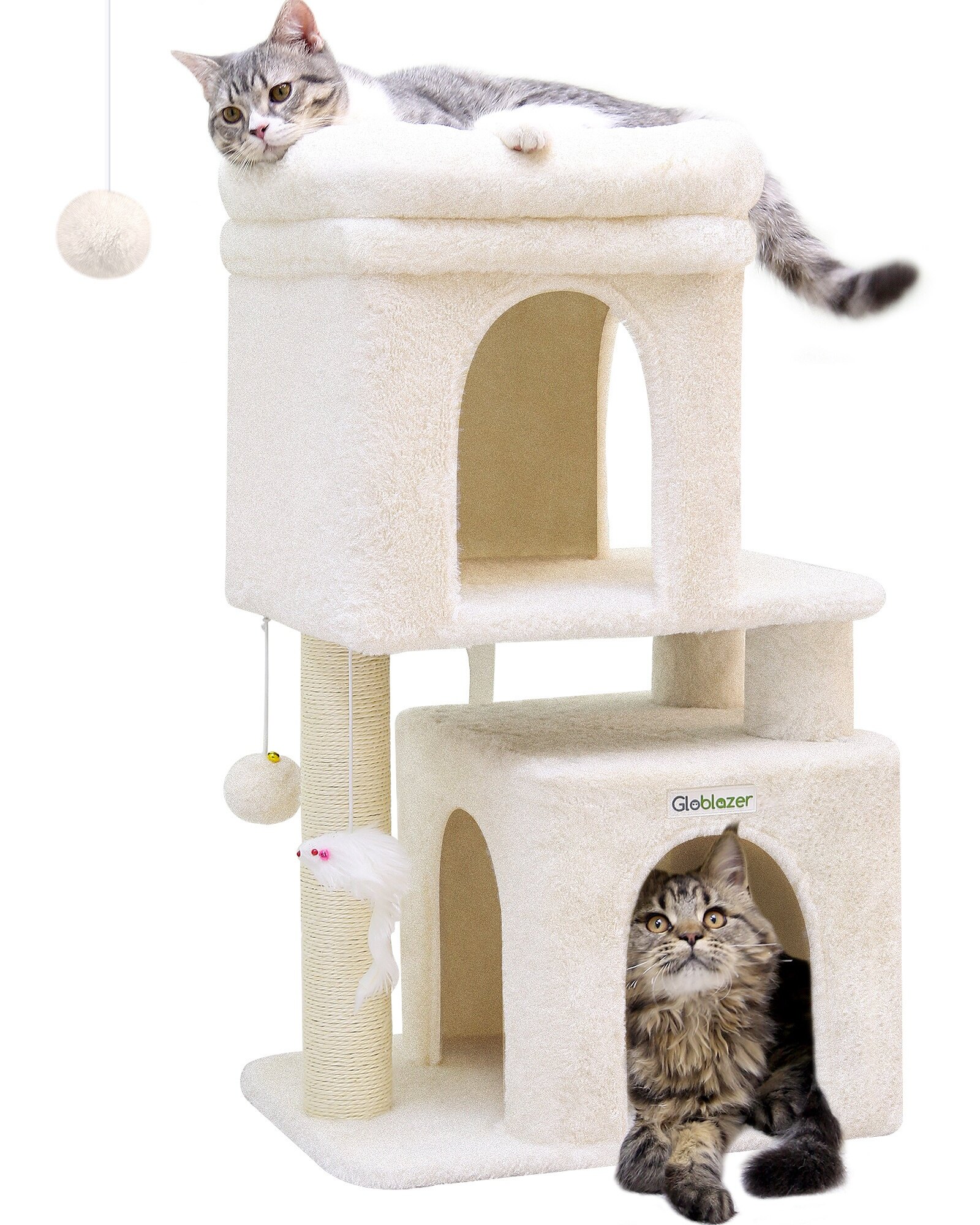 globlazer-f-series-f31-petit-arbre-chat-beige-31-pouces image 2