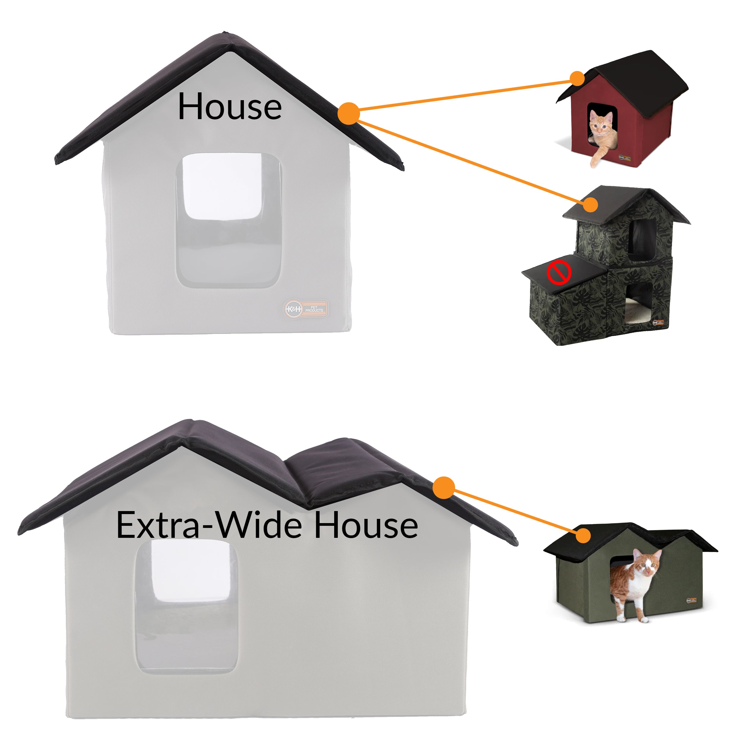 k-h-outdoor-kitty-house-toit-rechange-abri-chat-house image 1