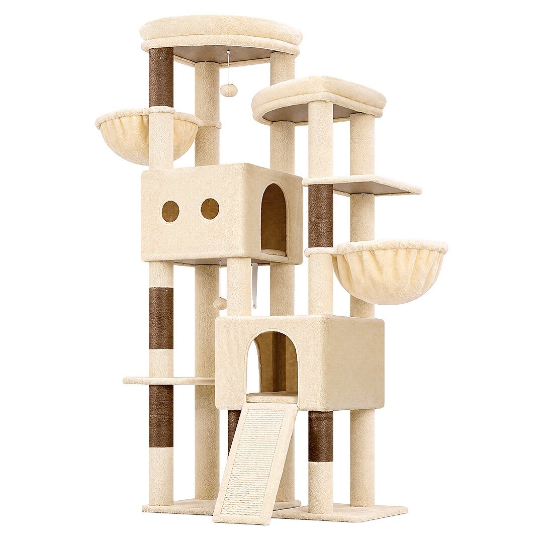 globlazer-s76e-arbre-chat-beige-193-cm image 2