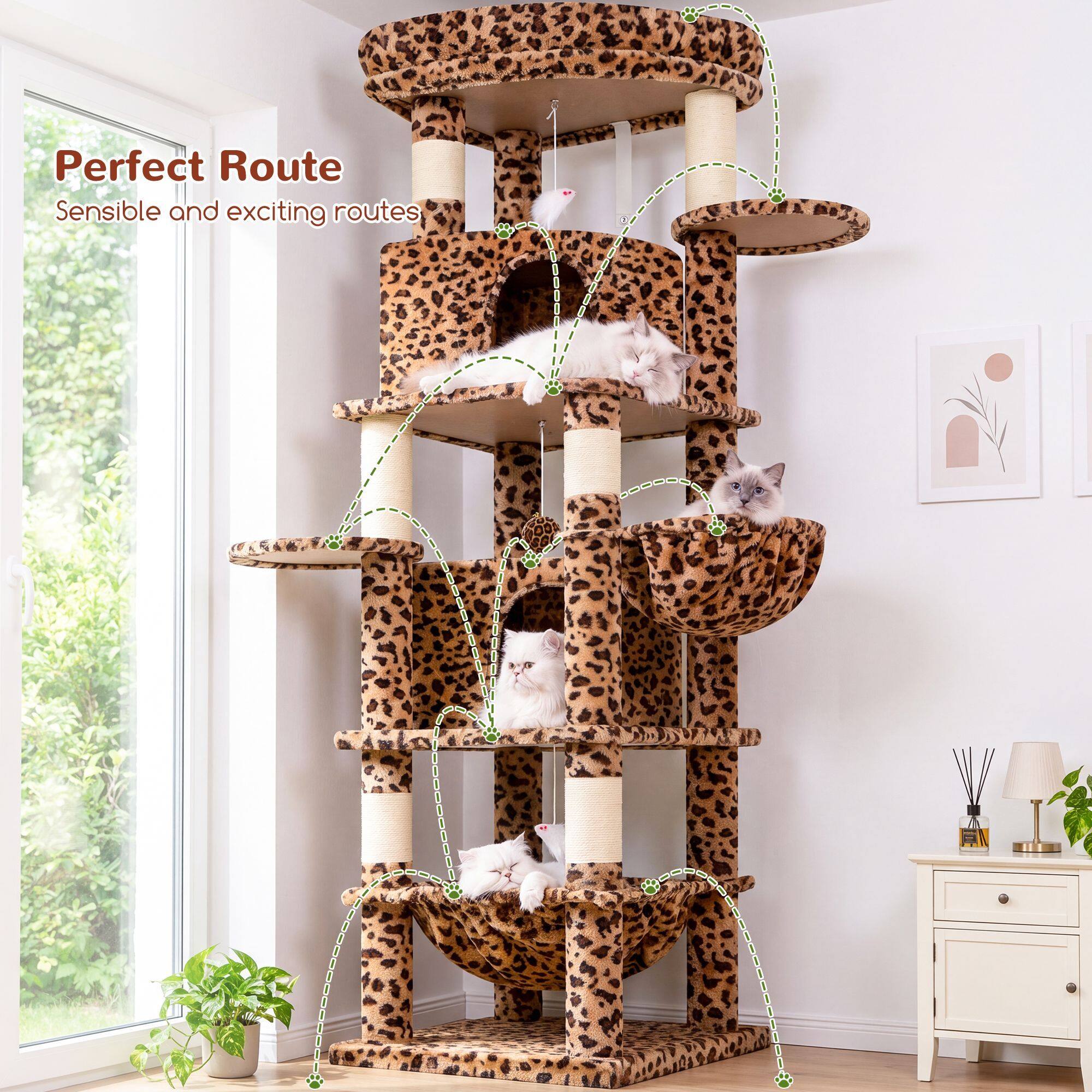 globlazer-c-series-c68-arbre-chat-angle-l-opard-68-pouces image 6