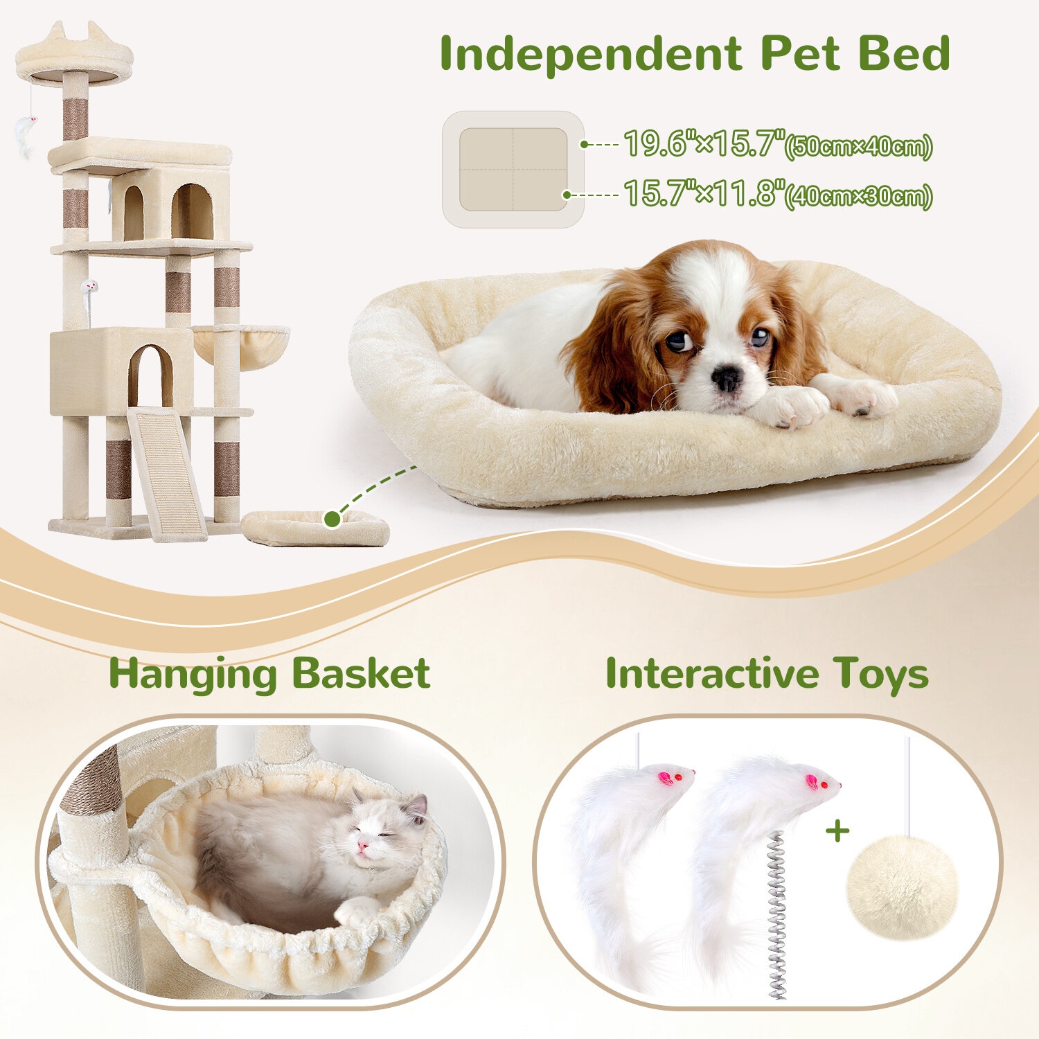 globlazer-s72-s-series-arbre-chat-beige-183-cm-robuste image 5