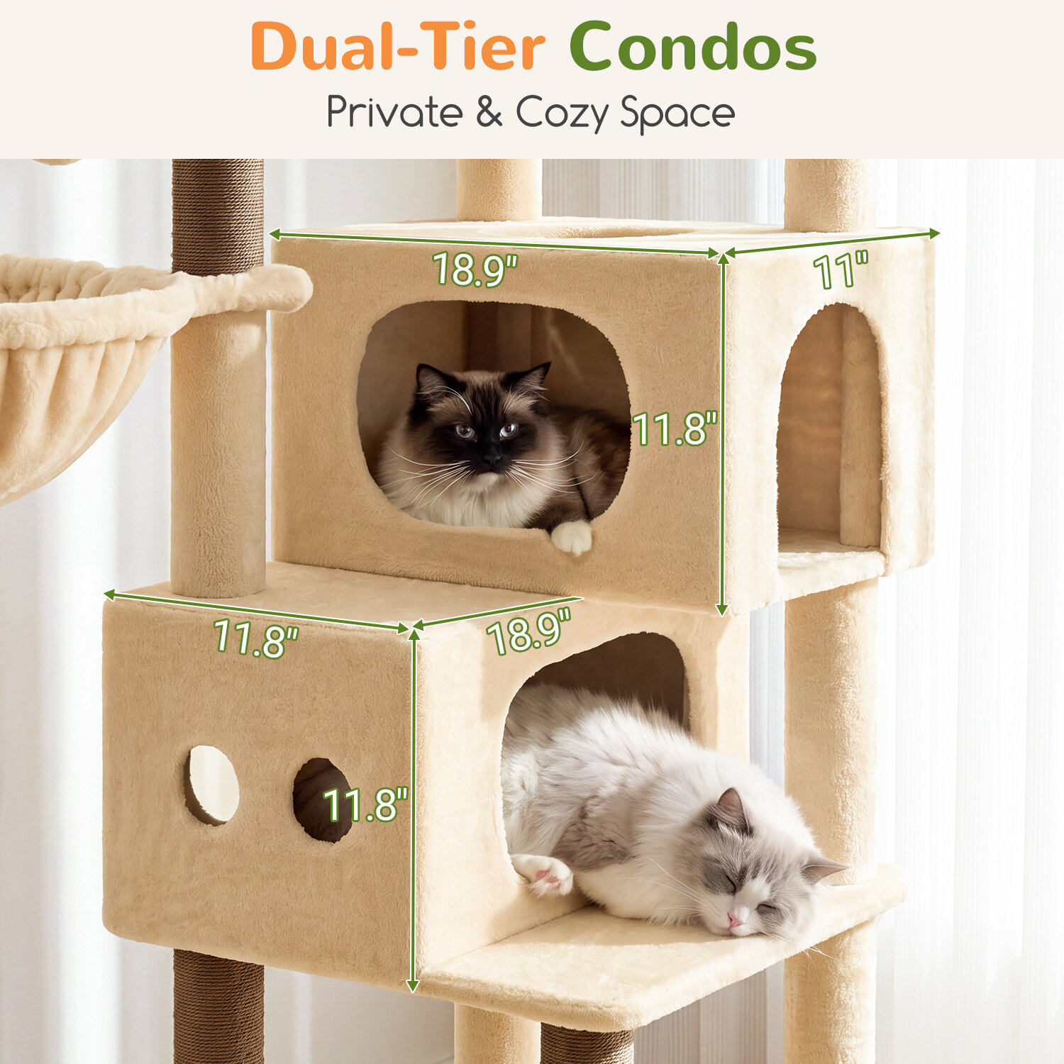 globlazer-f-series-f81e-arbre-chat-beige-81-pouces-xxl image 4