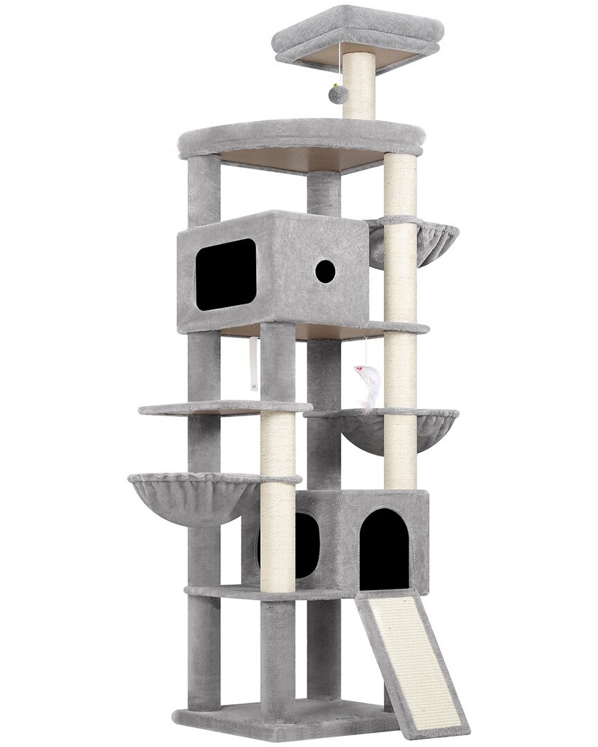 globlazer-f83c-arbre-chat-gris-clair-83-pouces-xxl image 2