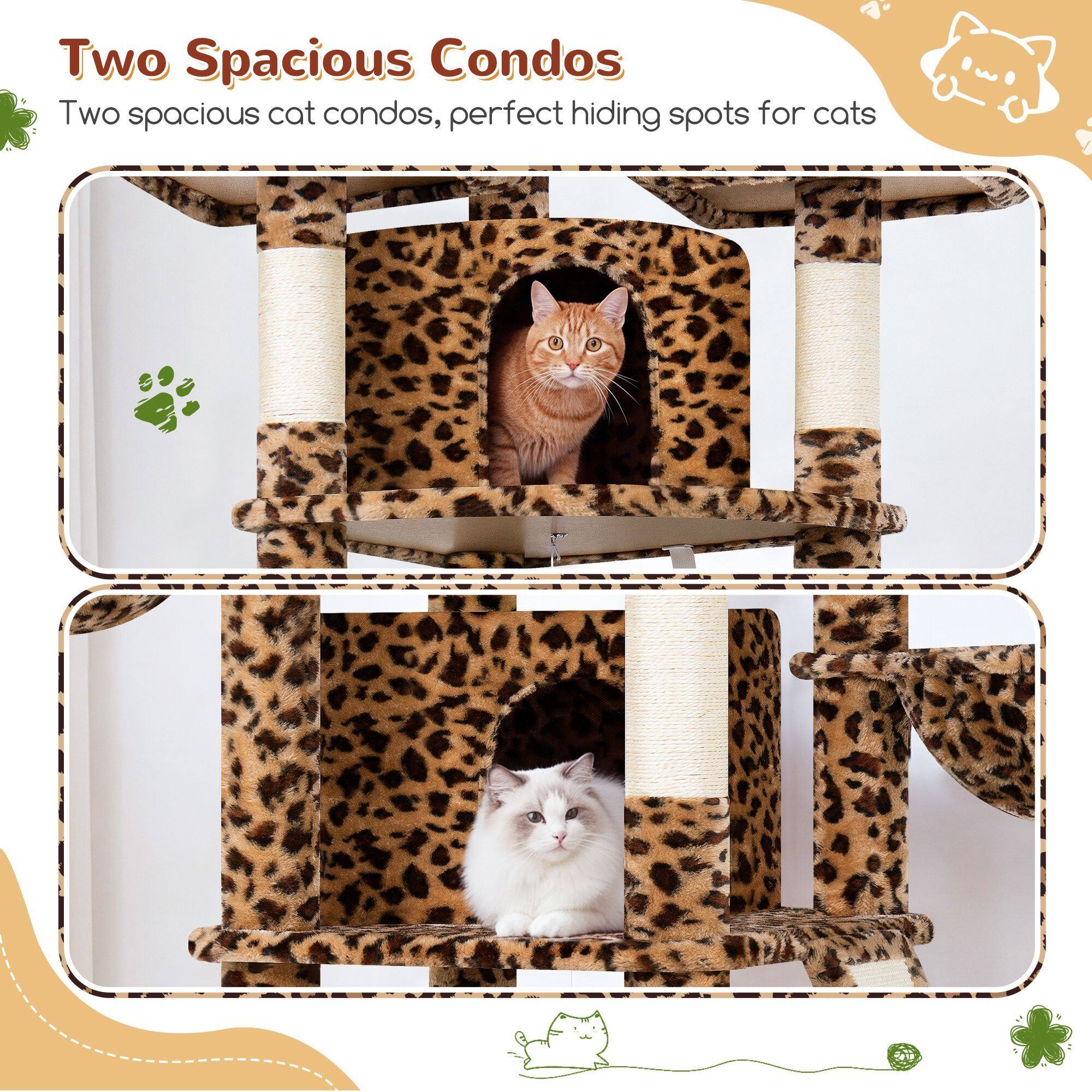 globlazer-f-series-f80h-arbre-chat-l-opard-80-pouces-grand image 8