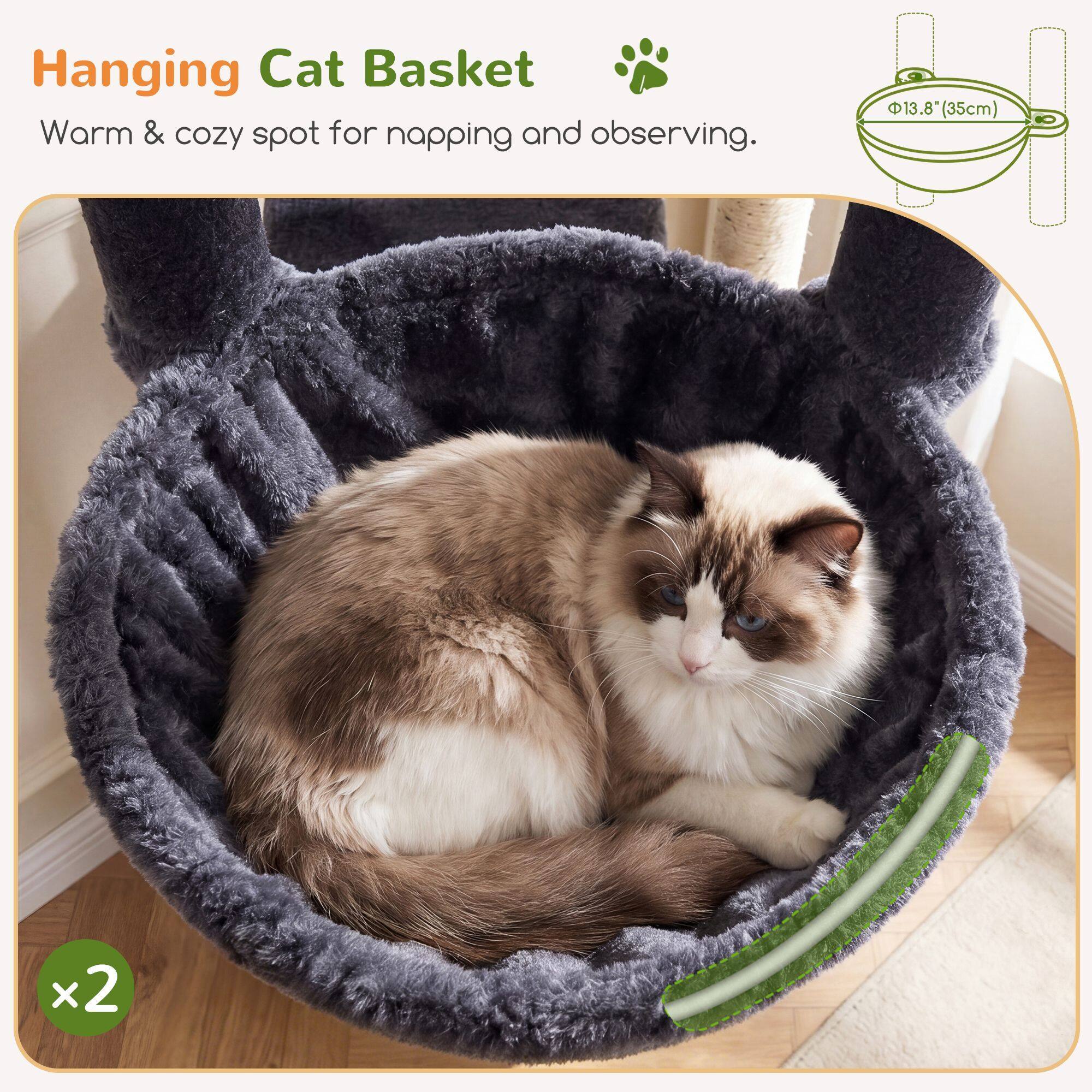 globlazer-s70g-arbre-chat-gris-fonc-70-pouces-tour image 4