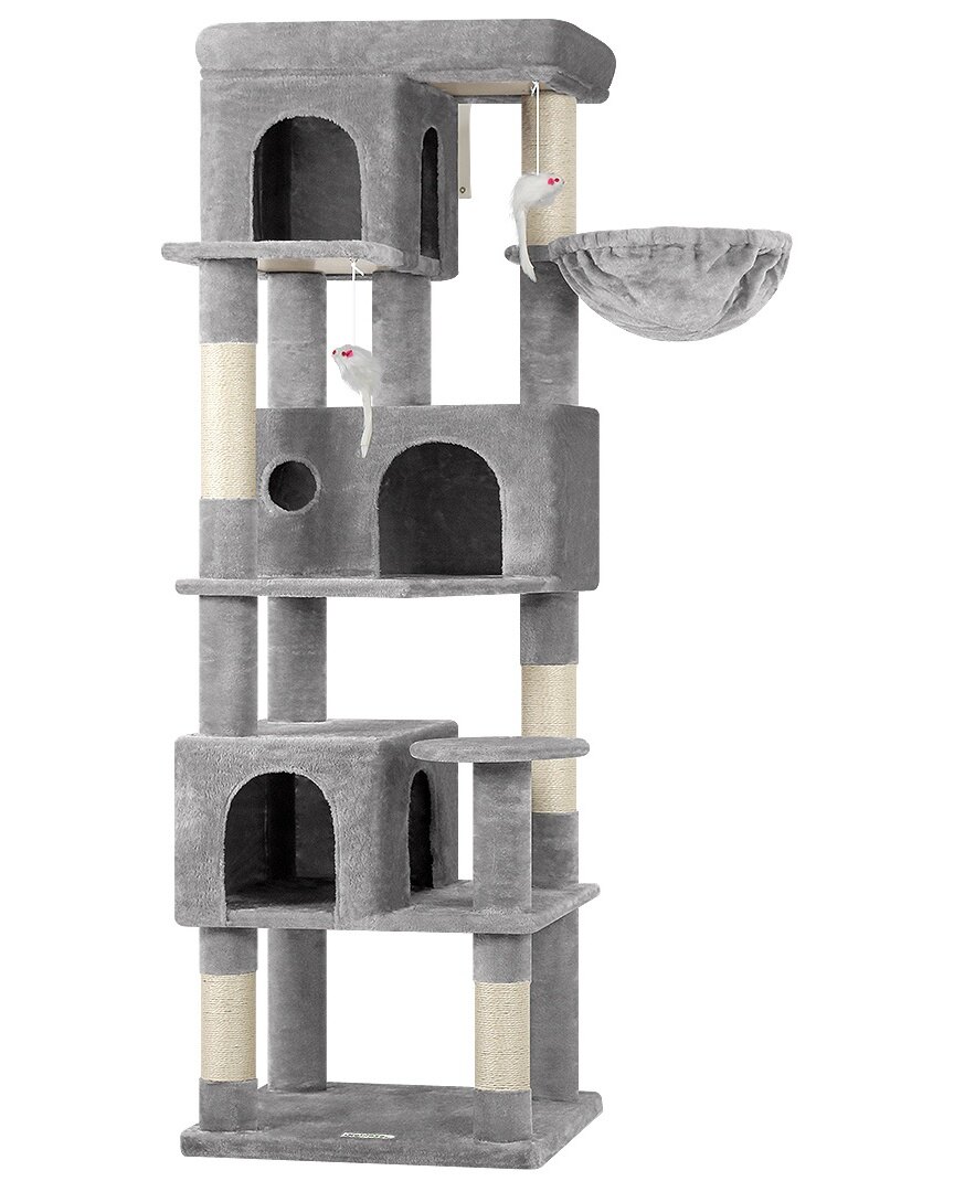 globlazer-f-series-f66-arbre-chat-gris-clair-168-cm image 2
