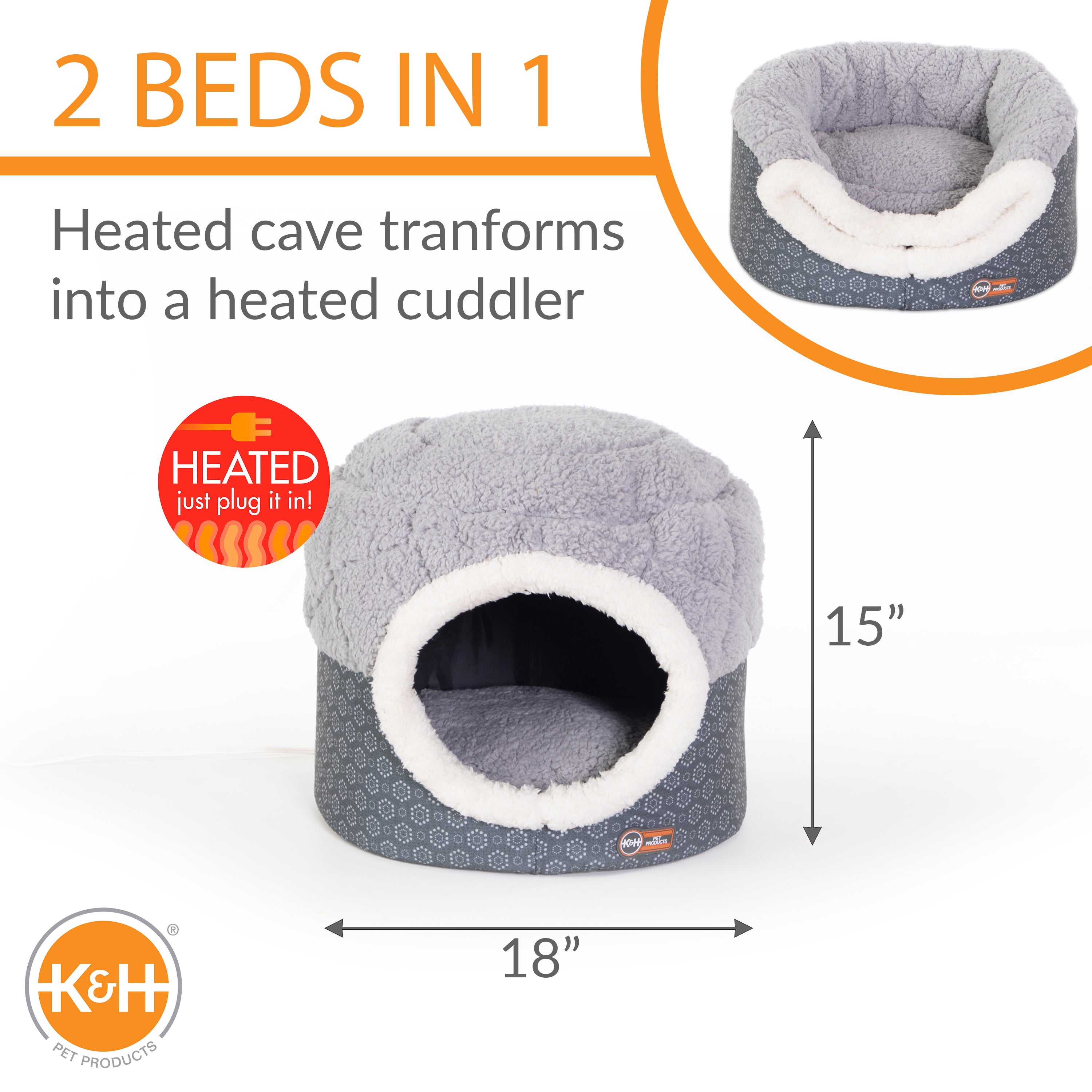 k-h-thermo-pet-nest-lit-chauffant-chat-toit-amovible image 2